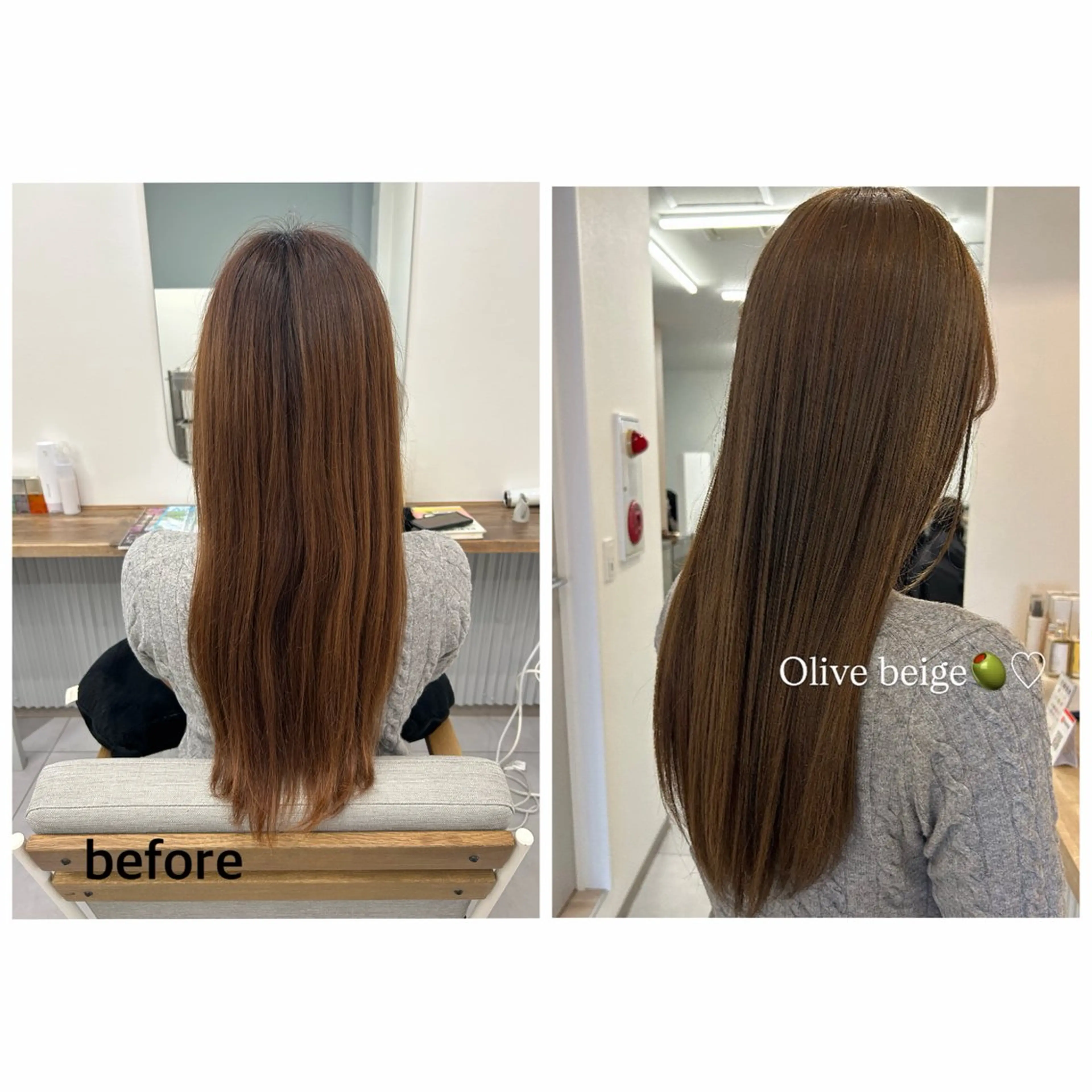 ロング カット ヘアカラー トリートメント ａｉｋａ🐩 /艶カラー/レイヤーのヘアスタイル