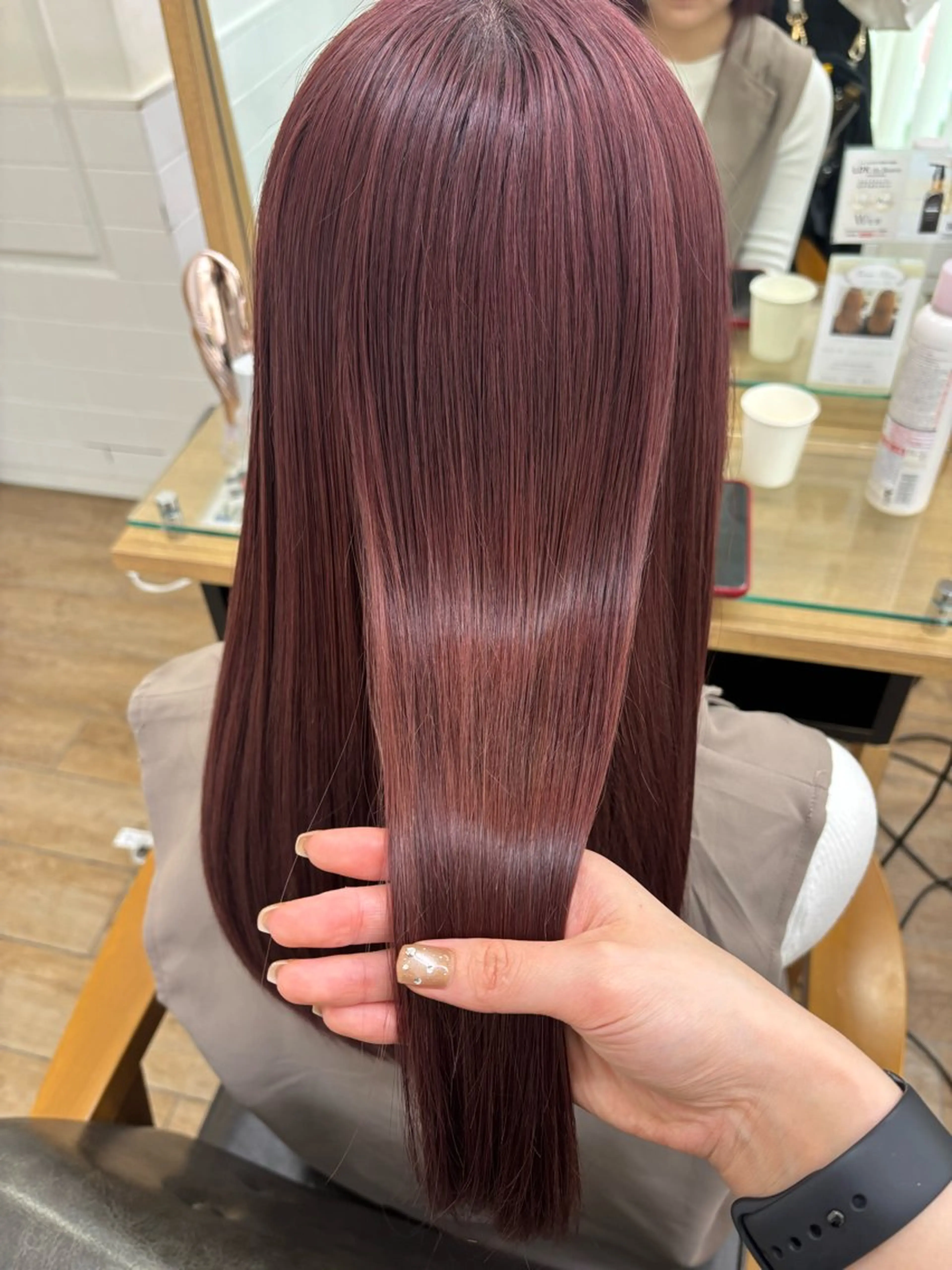 ロング カラー カット ヘアカラー トリートメント ダブルカラー 🌙chinariのヘアスタイル