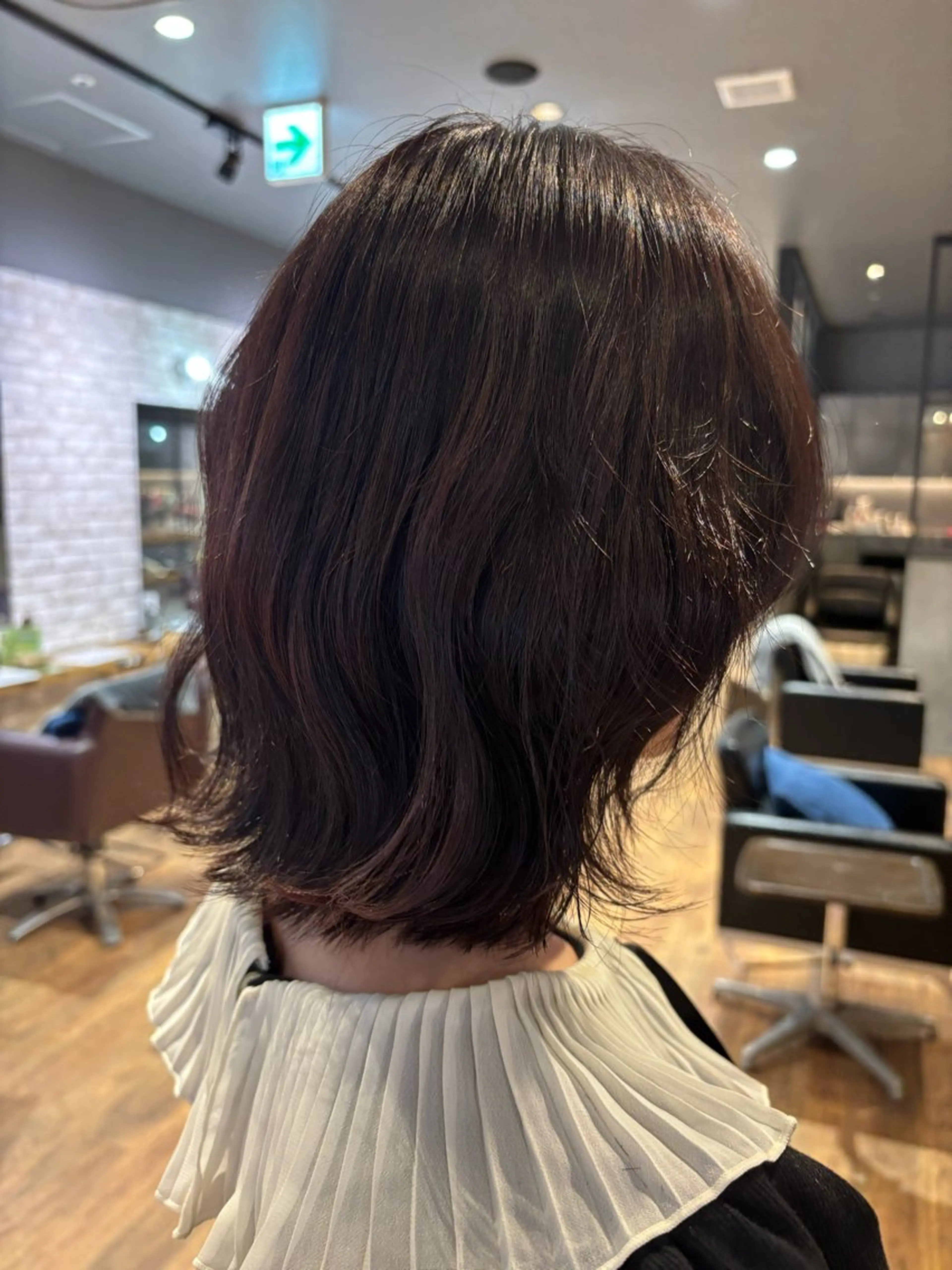 カラー ブラウンカラー ピンクカラー 🎀ワンレンボブ🎀 ワンカラー　あゆみのヘアスタイル