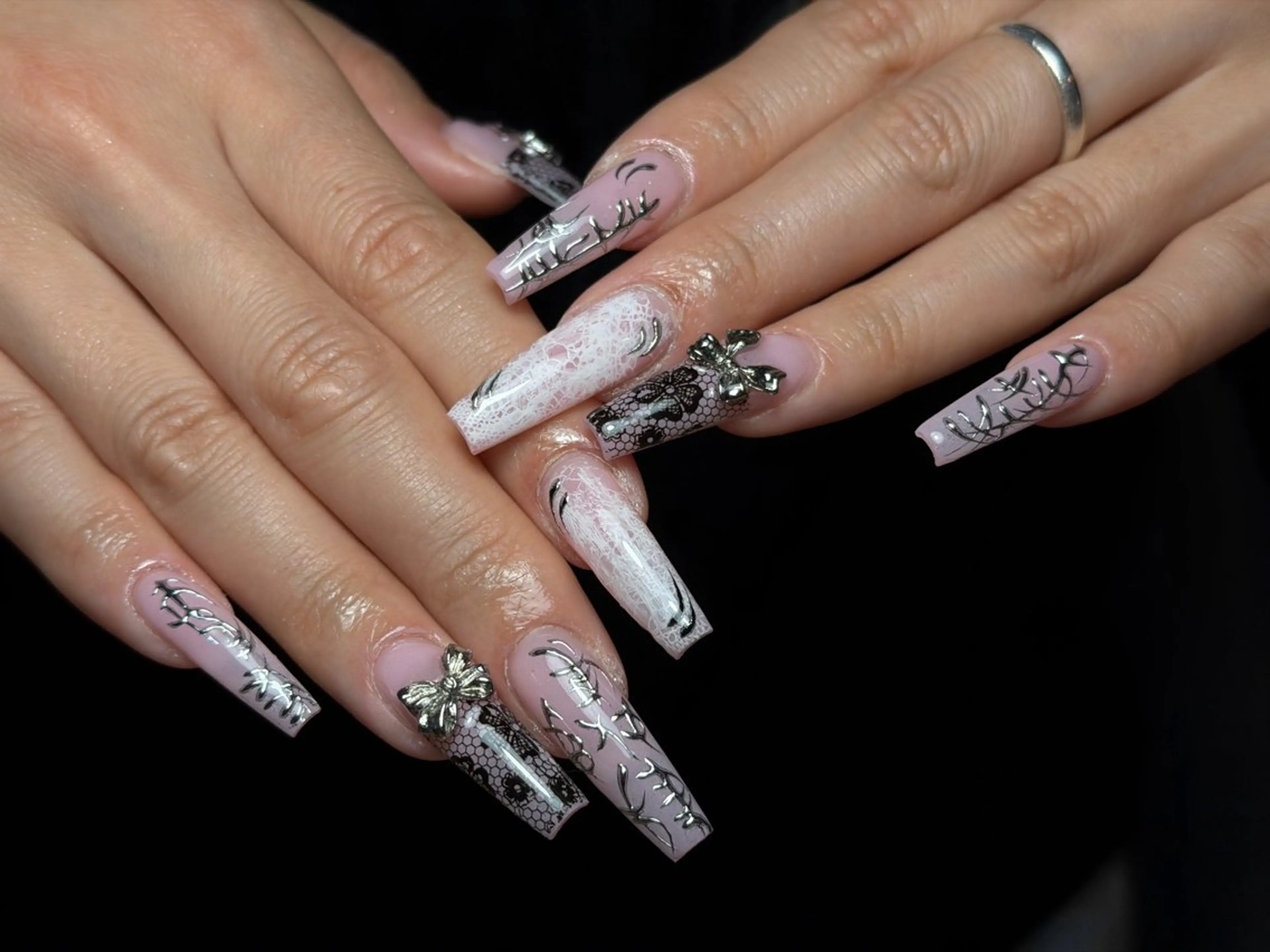 ネイル 韓国ネイル ワンホンネイル ハンドネイル CoMo Nailのネイルデザイン