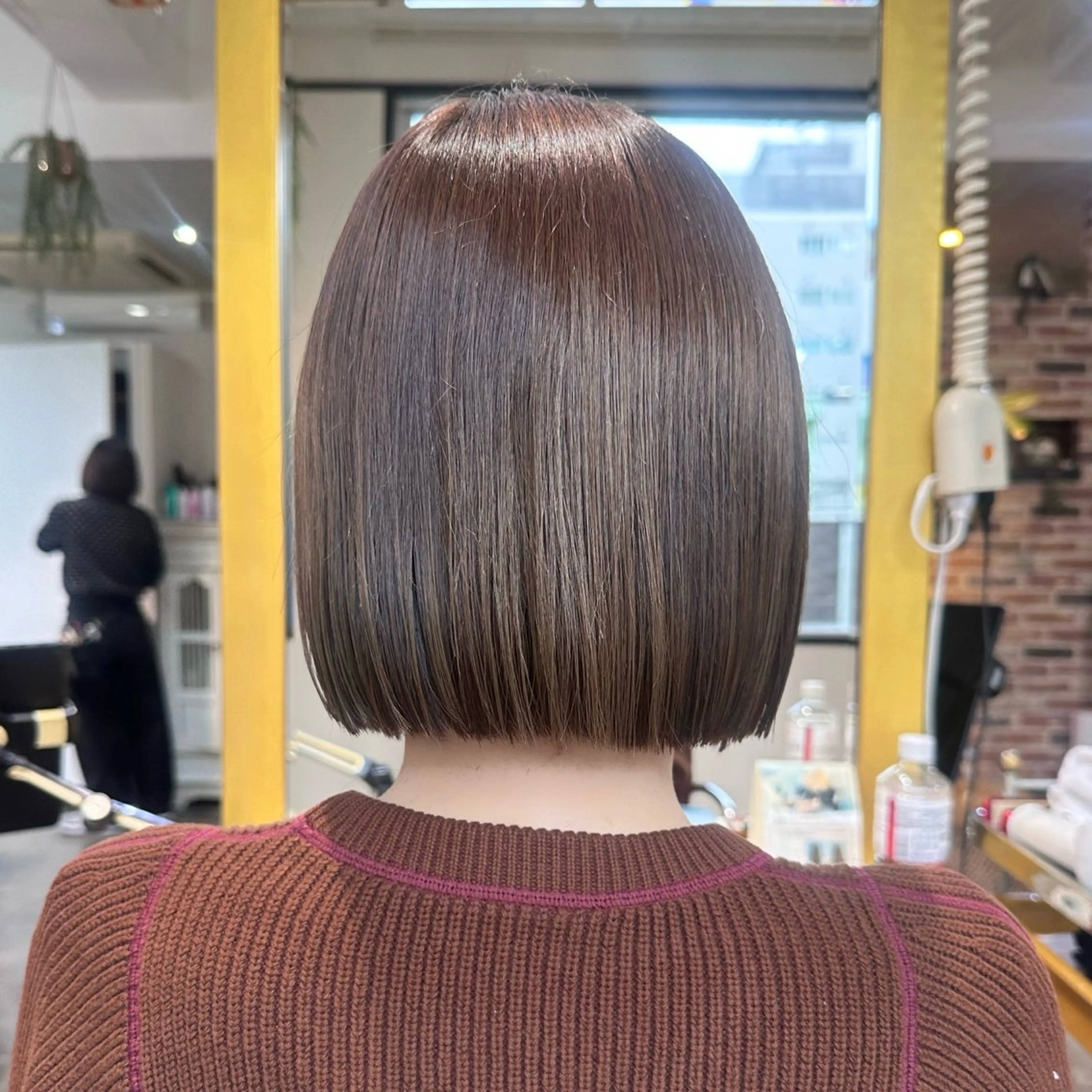 カラー ボブ カット ヘアカラー 心斎橋/レイヤー/ 艶カラー💖Sakiのヘアスタイル