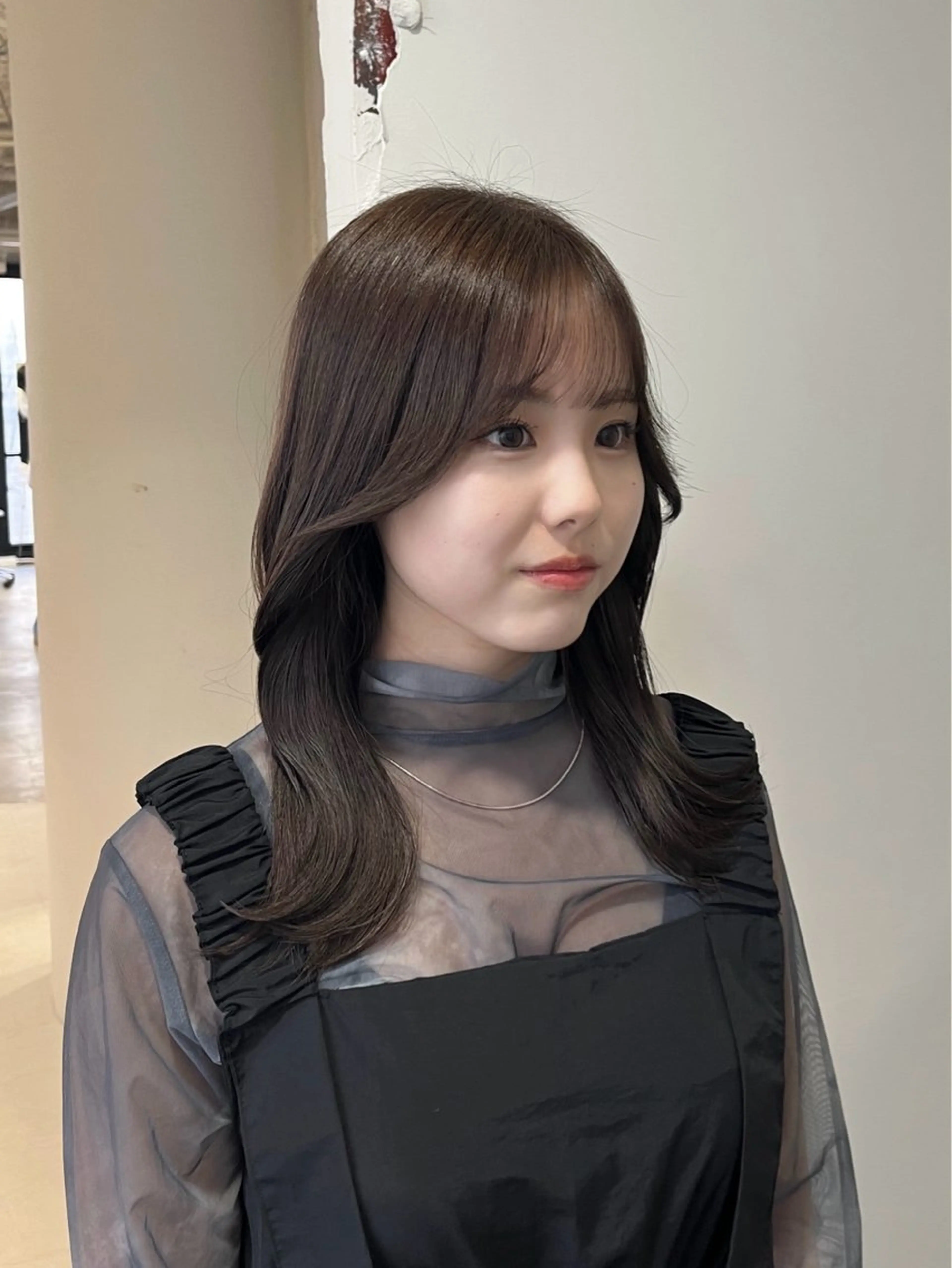 ロング カット ヘアカラー トリートメント AIKA /大阪美容室のヘアスタイル