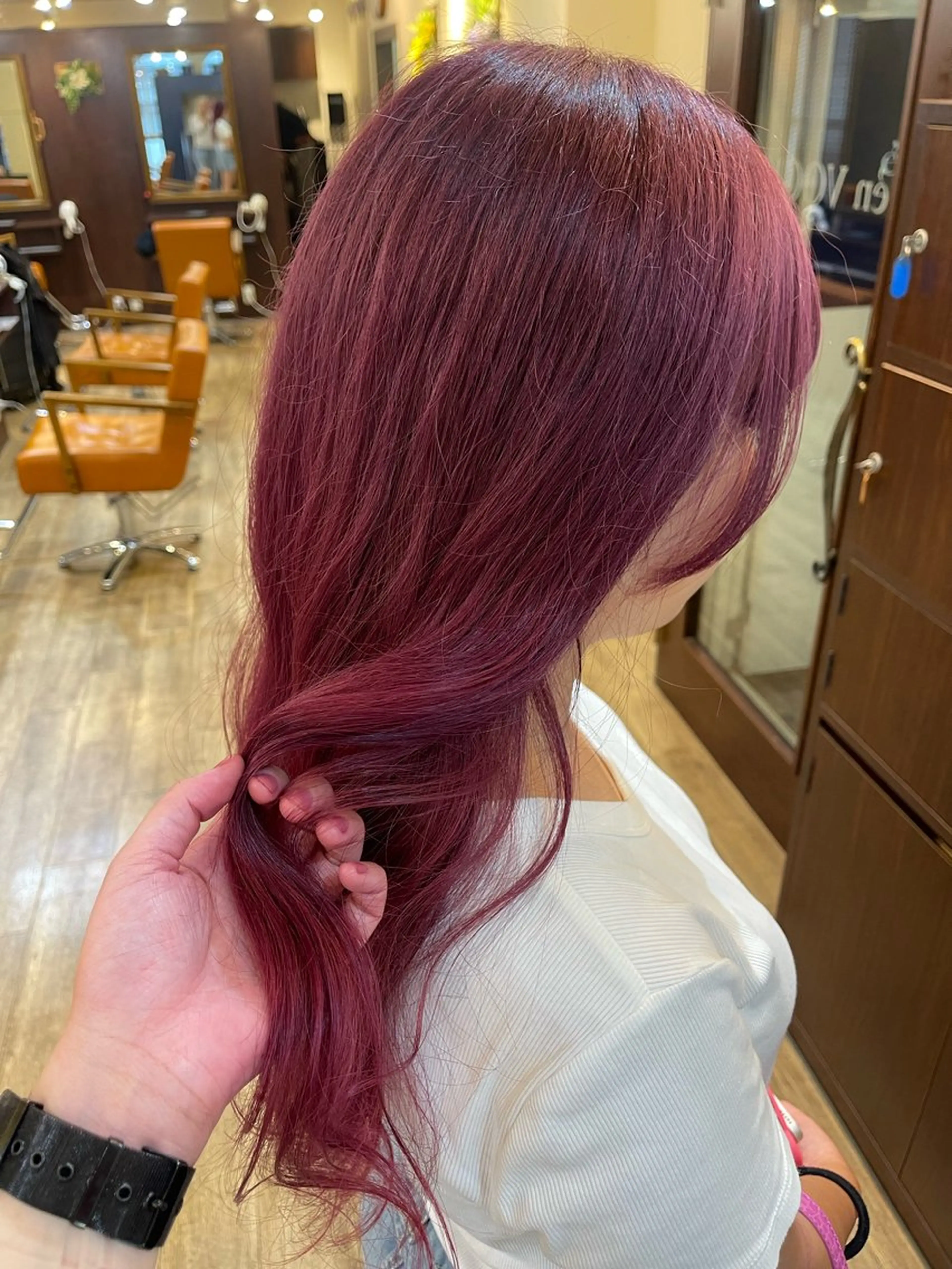 カラー ヘアカラー トリートメント envogue ゆりのヘアスタイル