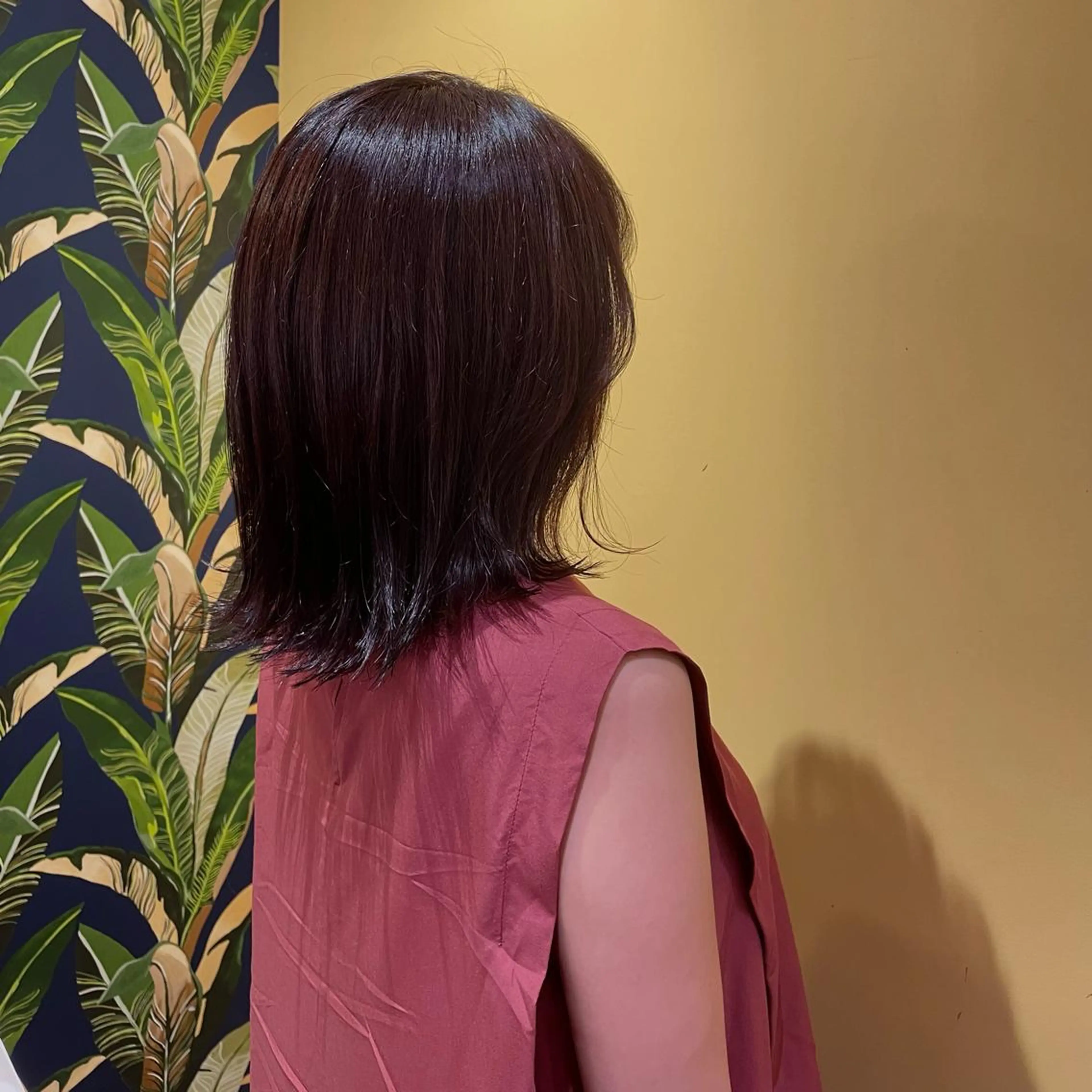 ミディアム カラー 顔まわりcut🌿 Hinakoのヘアスタイル