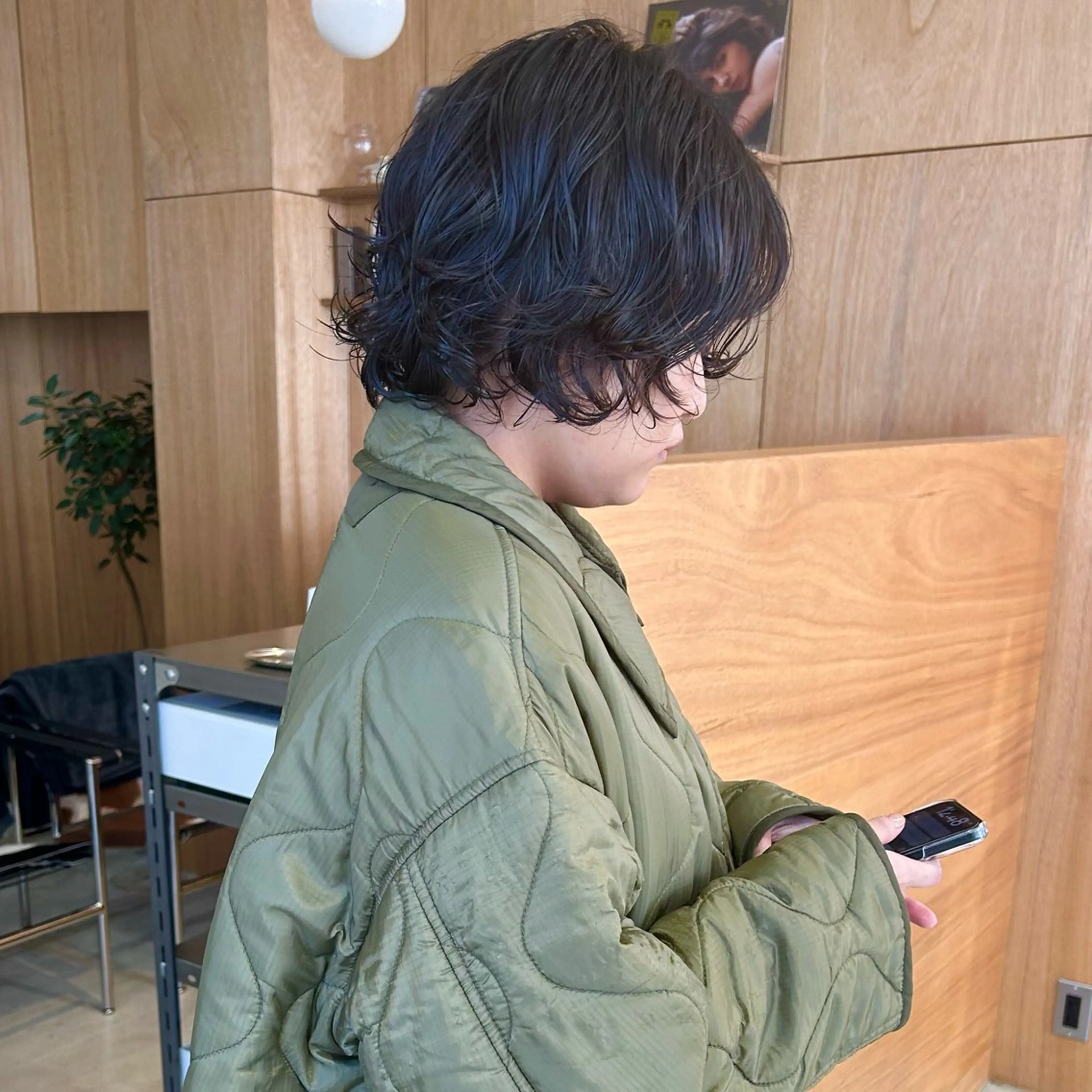 ショート パーマ カット パーマ トリートメント hina/パーマ /ニュアンスパーマのヘアスタイル