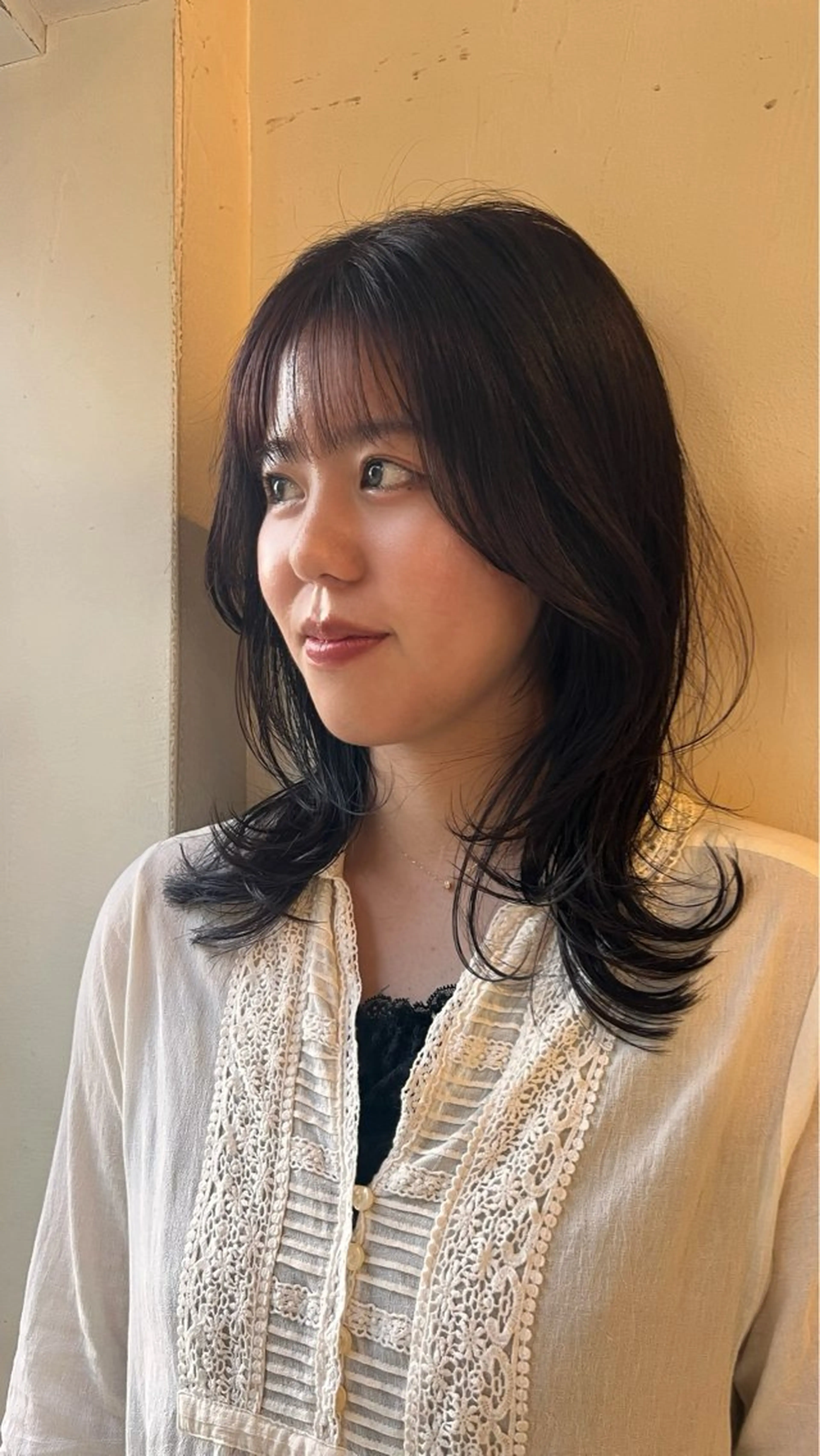 セミロング くびれヘア 美容室はなこ/万代 /みなみのヘアスタイル