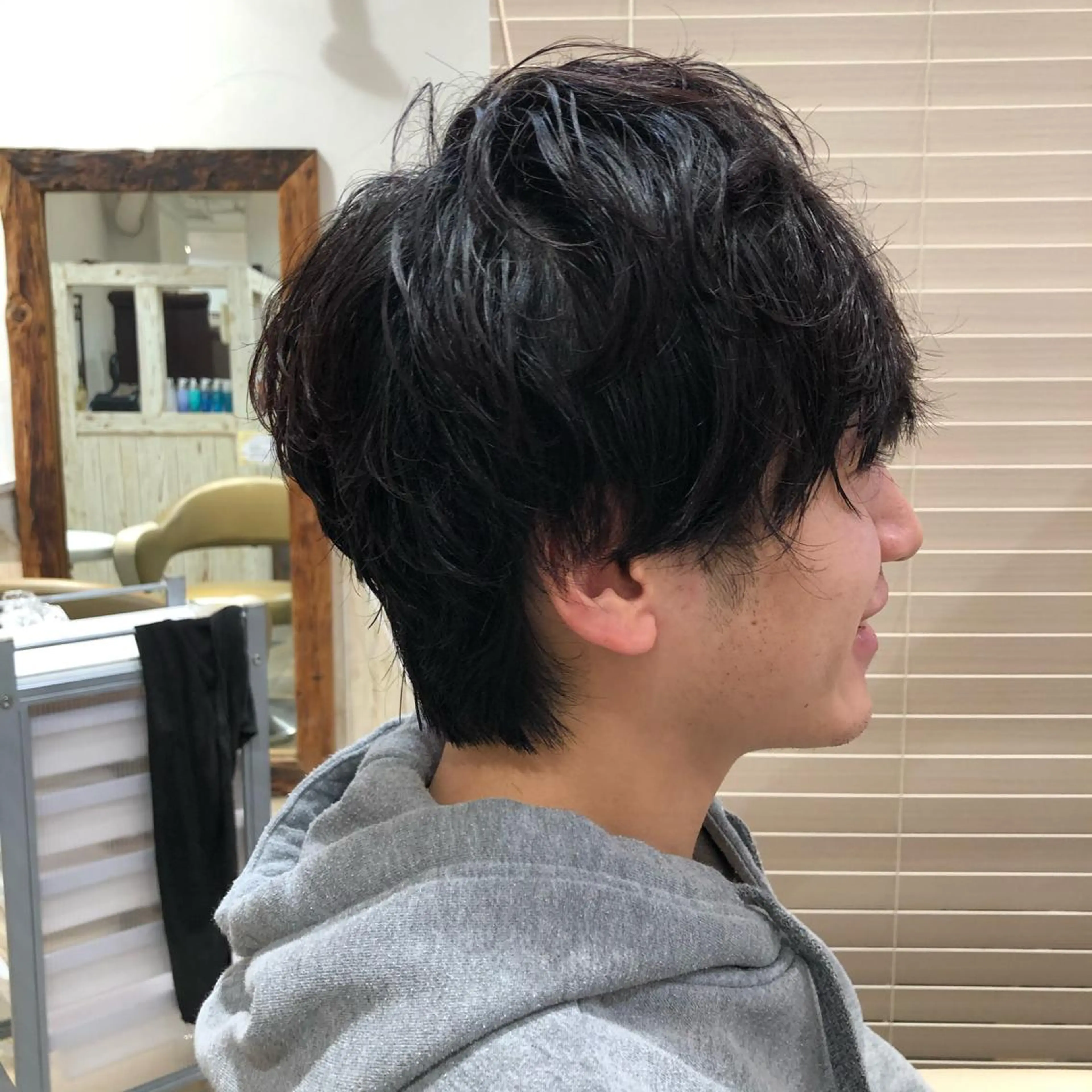 ショート カラー パーマ メンズ メンズサロン💈 吉岡陽【中野】のヘアスタイル
