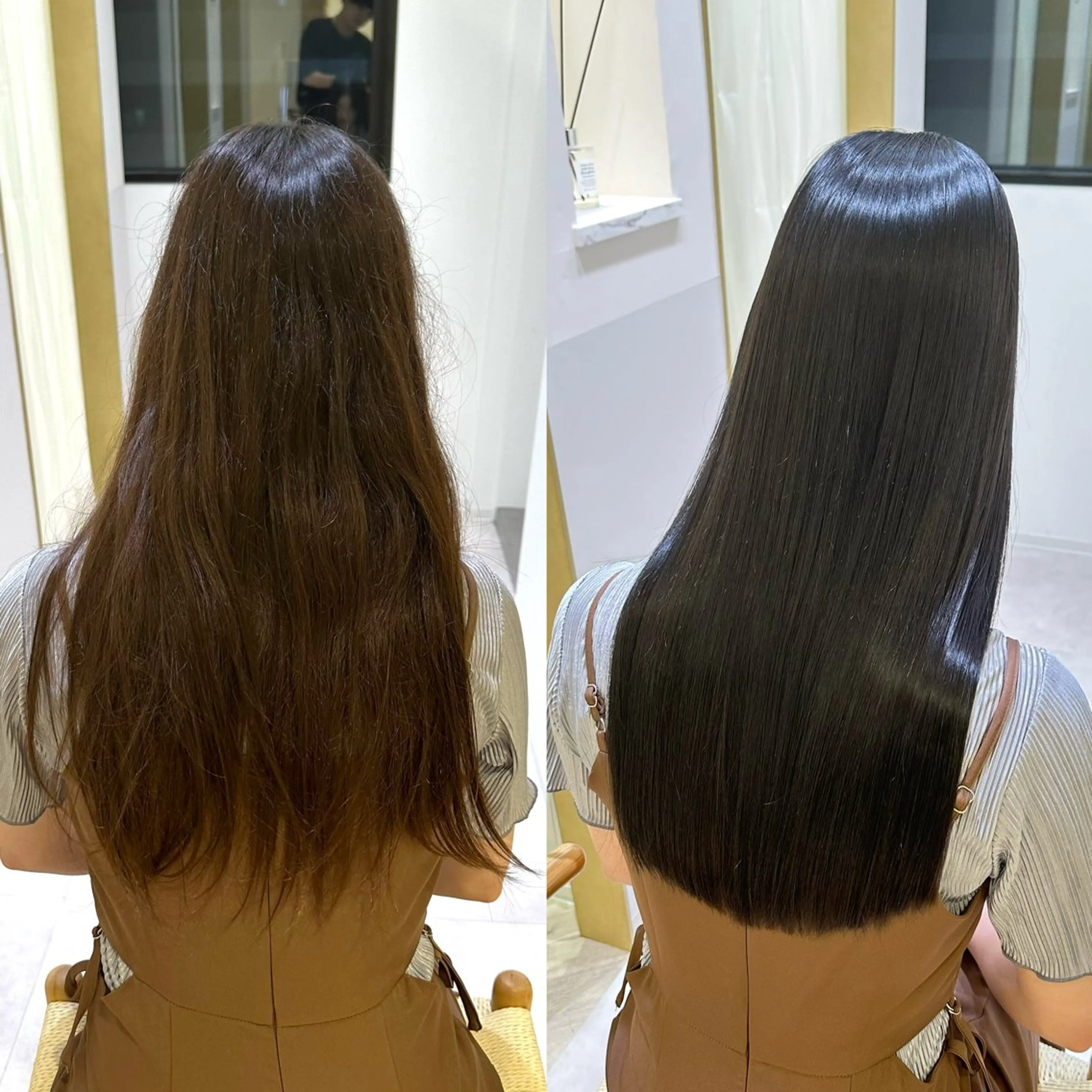 ロング カラー 緑区/艶髪 🦋柿下のヘアスタイル