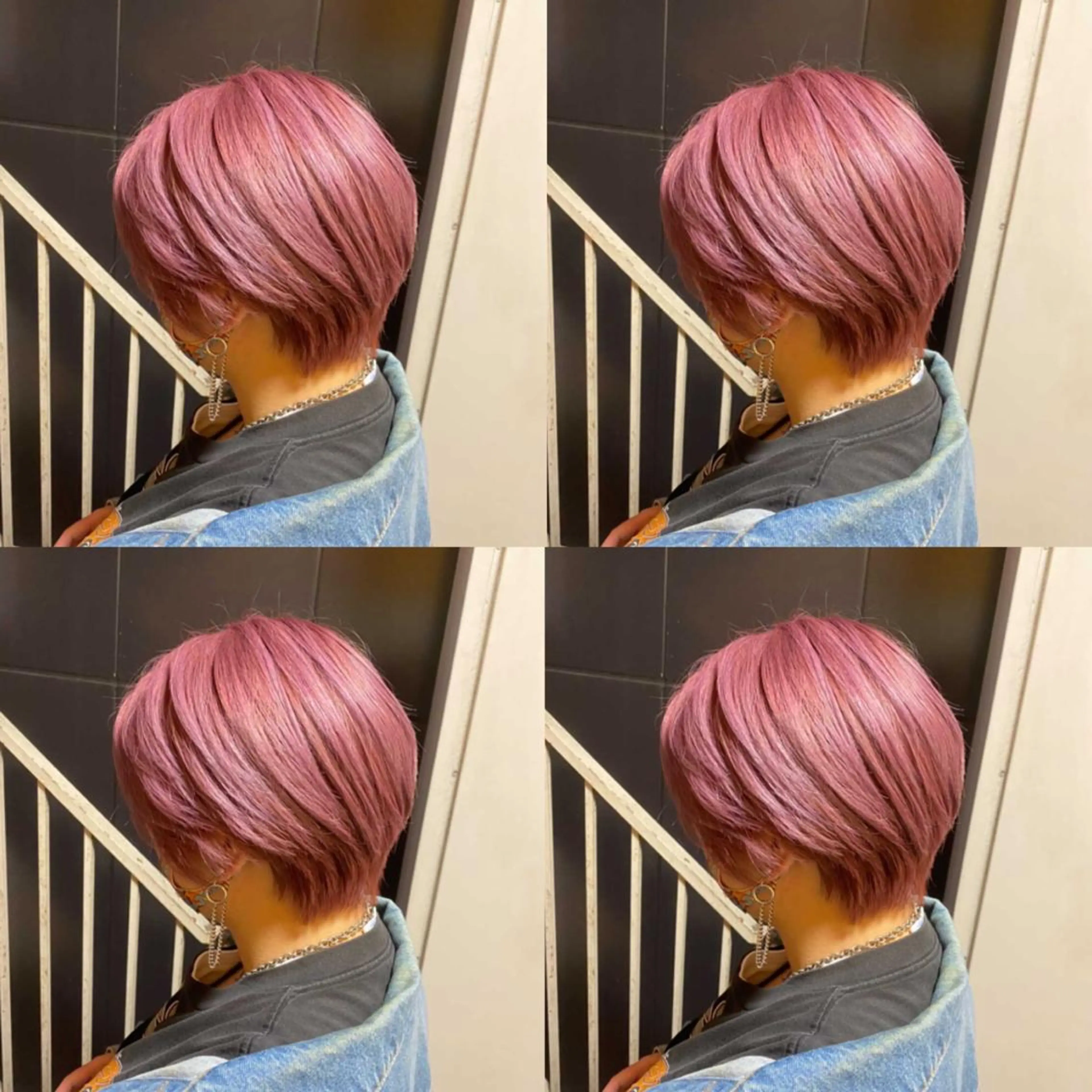 セミロング カラー ヘアアレンジ ヘアカラー トリートメント 🦋韓国ヘア 坂本 菜摘🦋のヘアスタイル