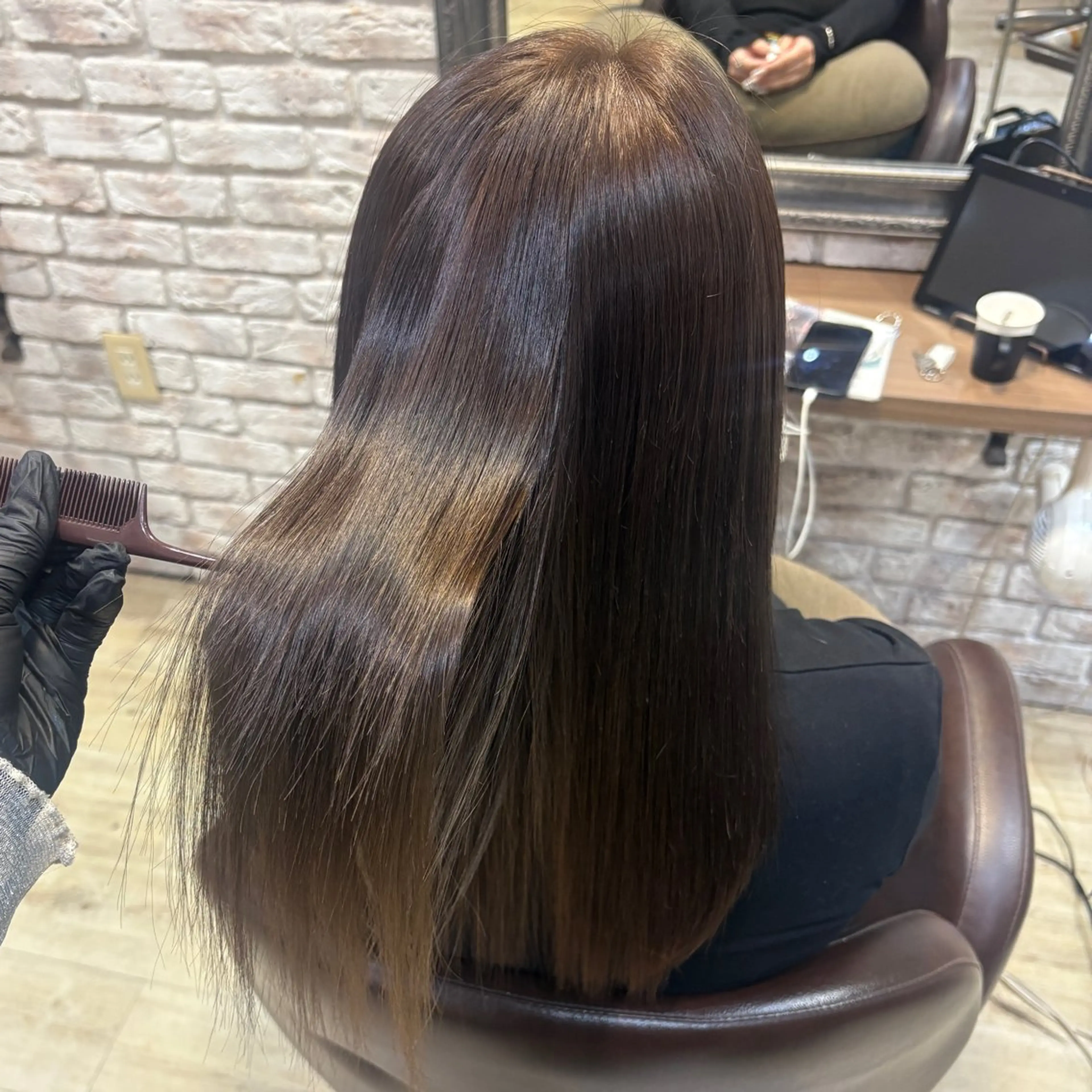 セミロング カラー カット ヘアカラー トリートメント 髪質改善/縮毛矯正 💜COCORO💜のヘアスタイル