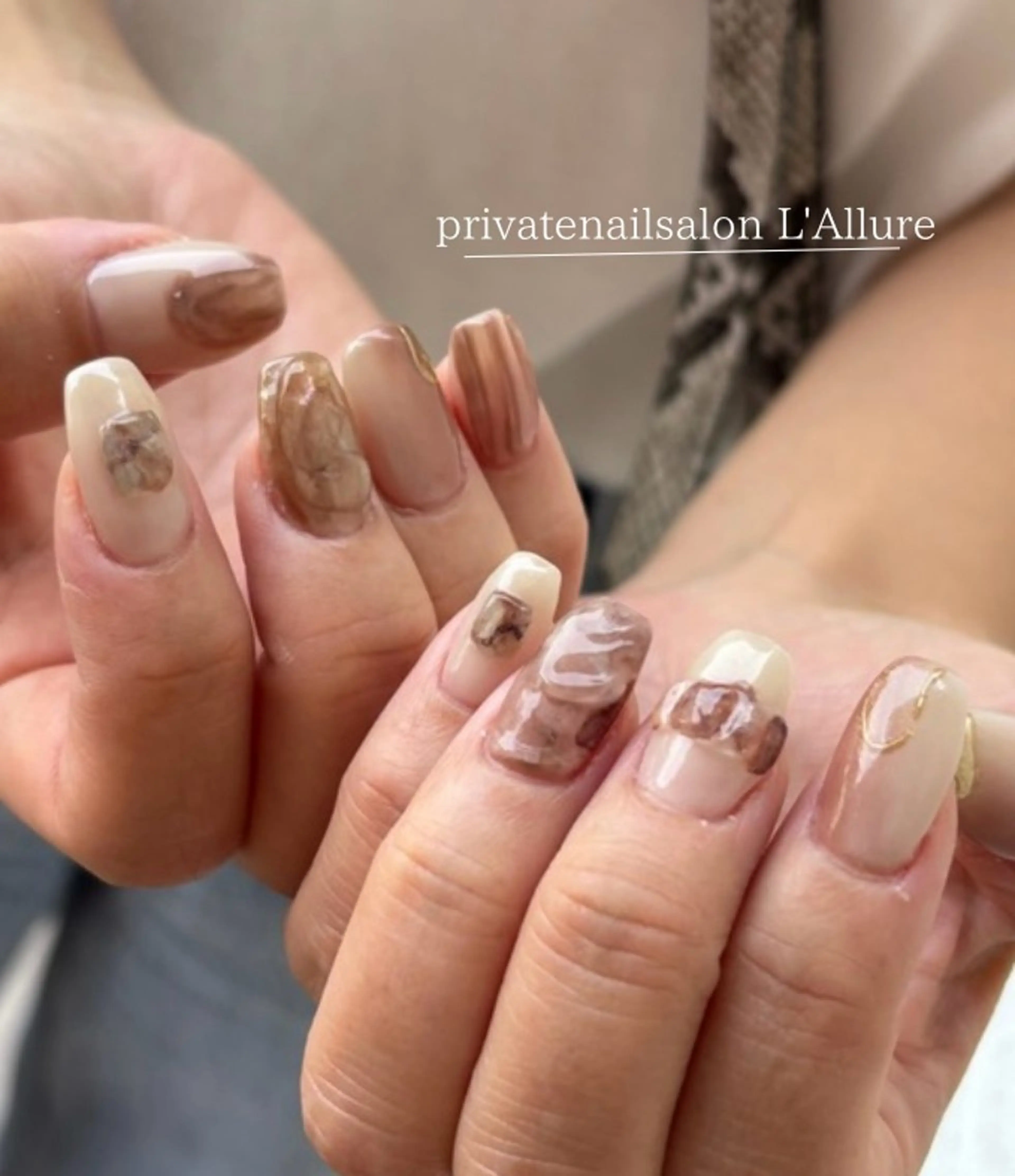 ネイル フットネイル nailsalon -L'Allure-のネイルデザイン