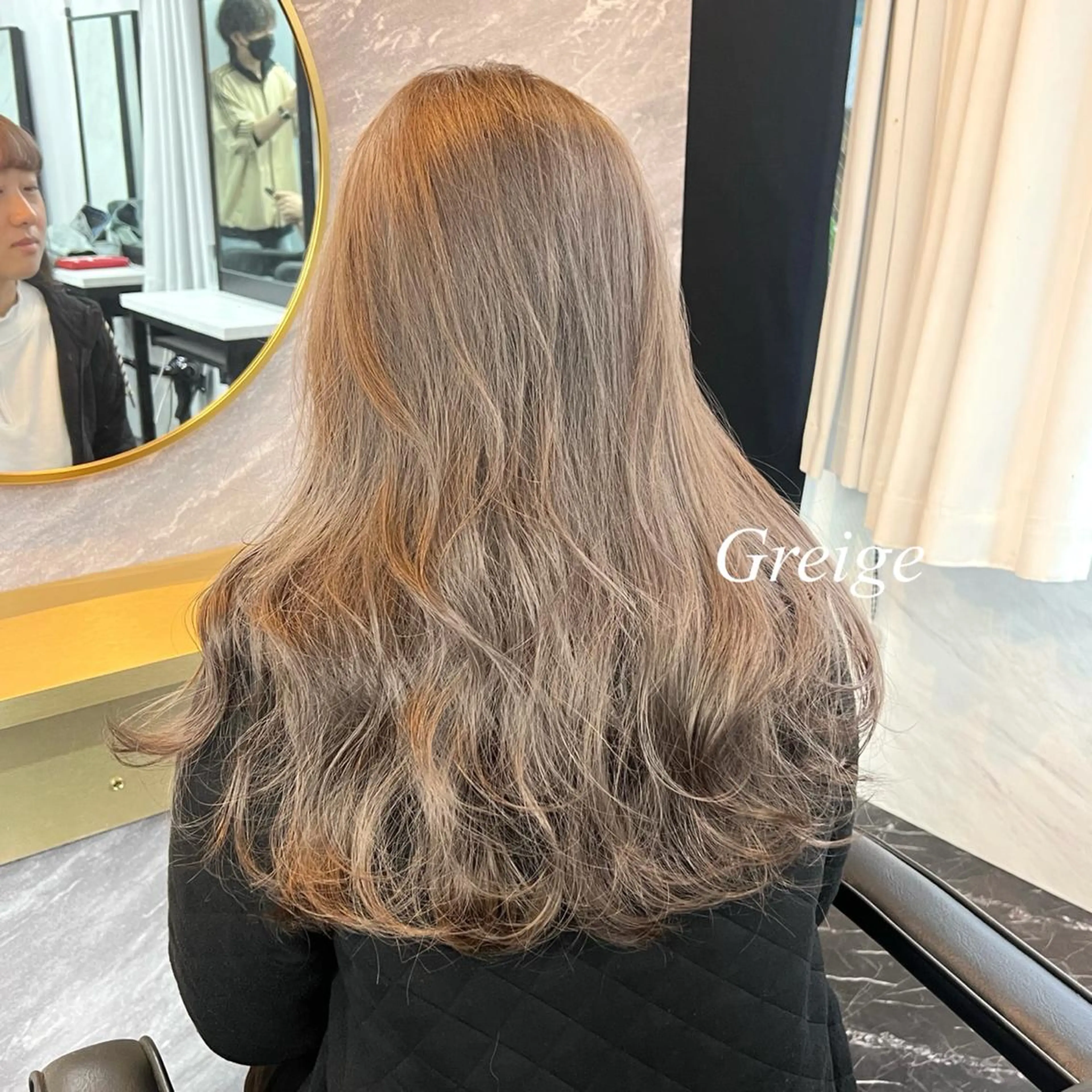 ロング カラー シールエクステ ハイトーンカラー エクステ ヘアカラー シールエクステ特化 ハイトーン、NANAのヘアスタイル