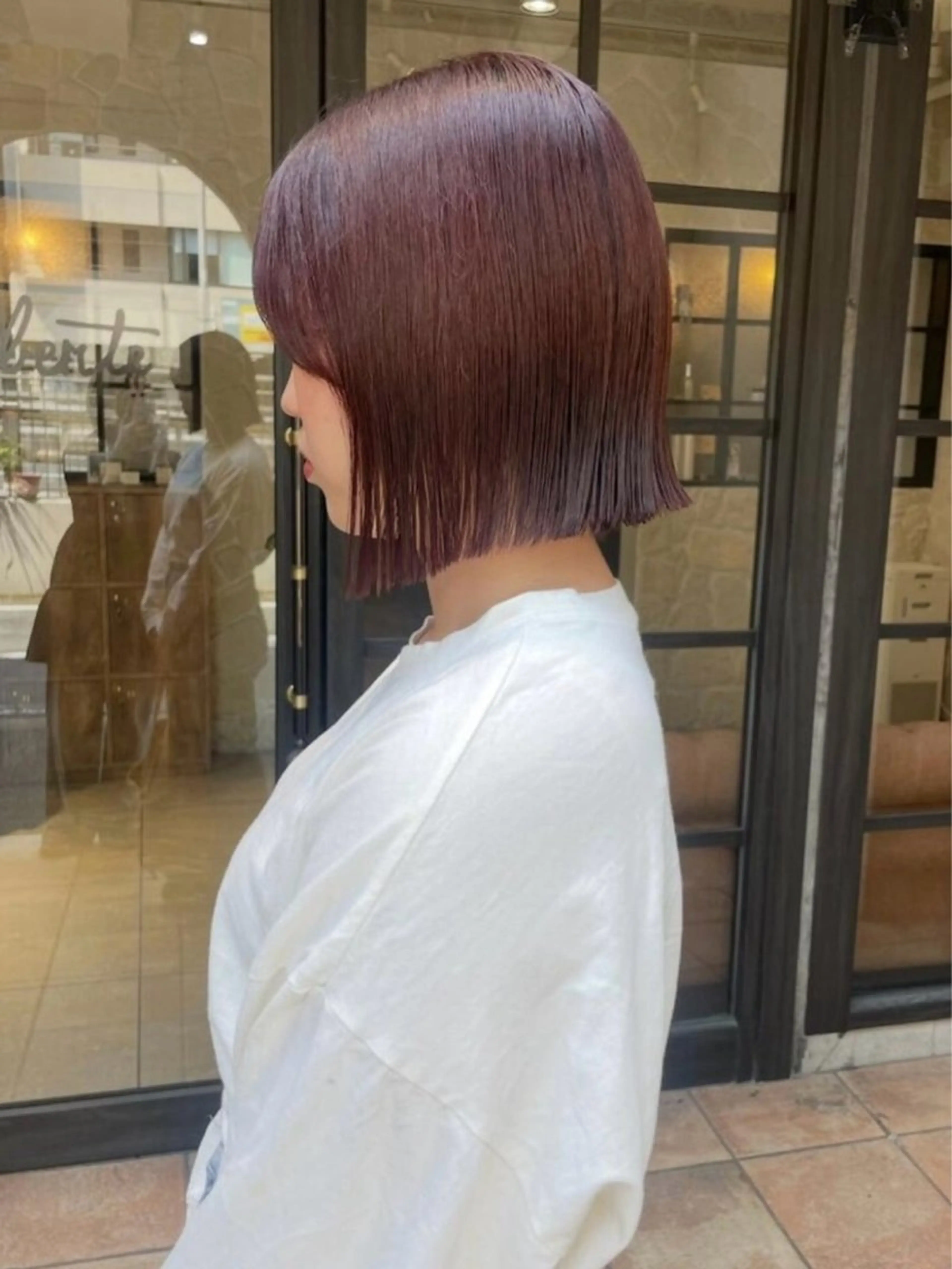 カラー 🐺ིྀ顔周レイヤー /髪質改善🩵aoiのヘアスタイル