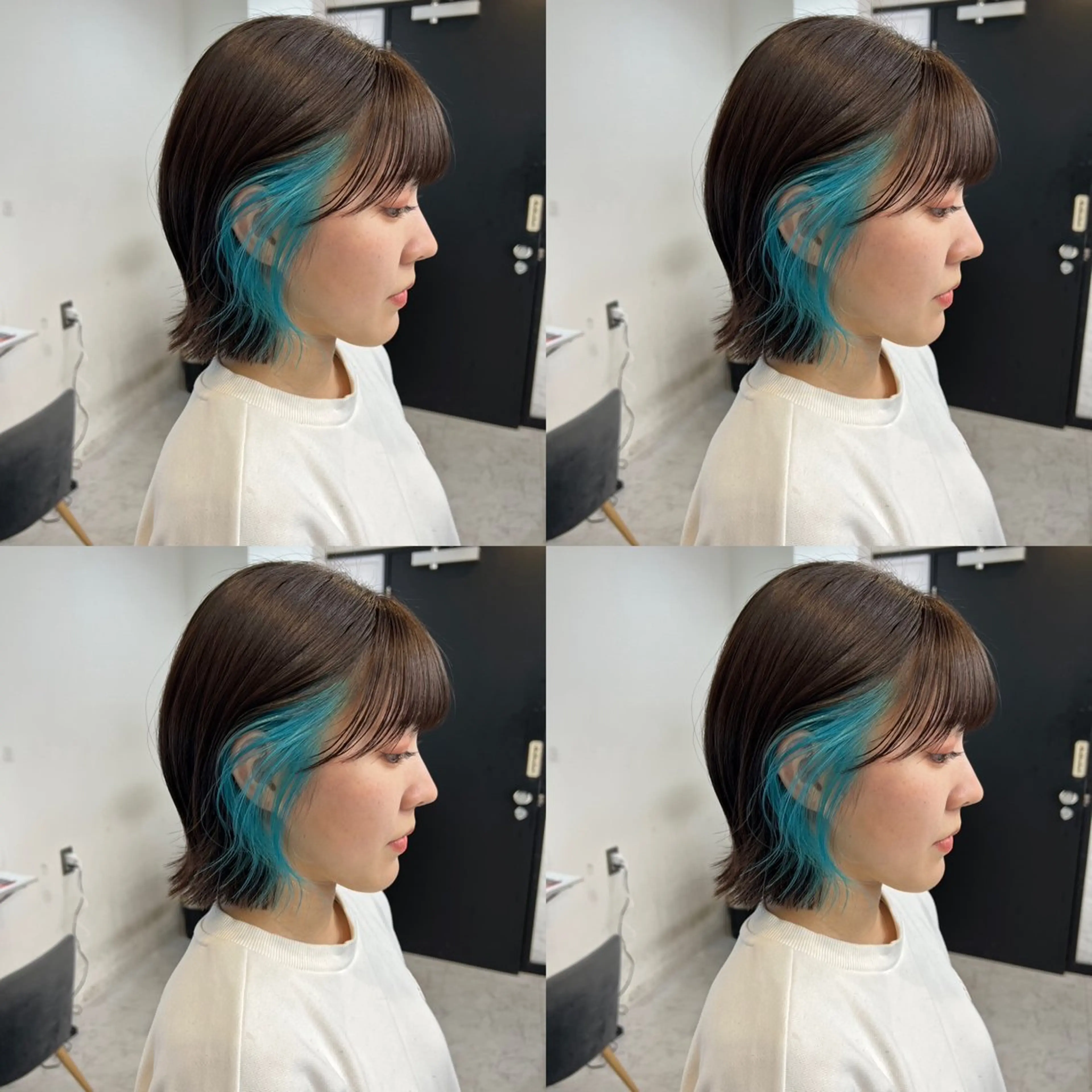 ショート カラー カット ヘアカラー トリートメント ✨縮毛矯正✖︎顔周り レイヤー✨ナカムラのヘアスタイル