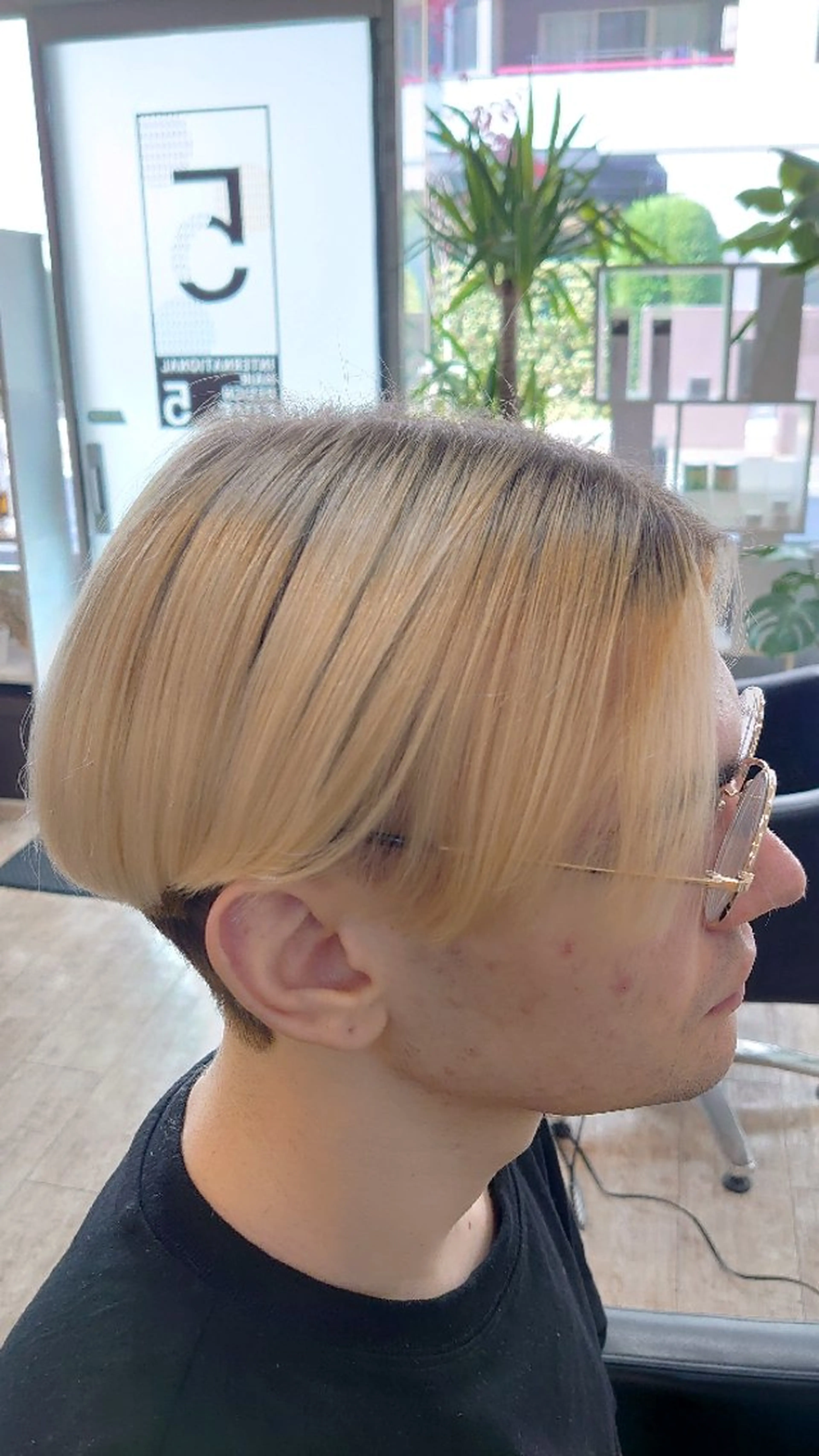 メンズ センターパート ツーブロック アイハラ クニタカのヘアスタイル