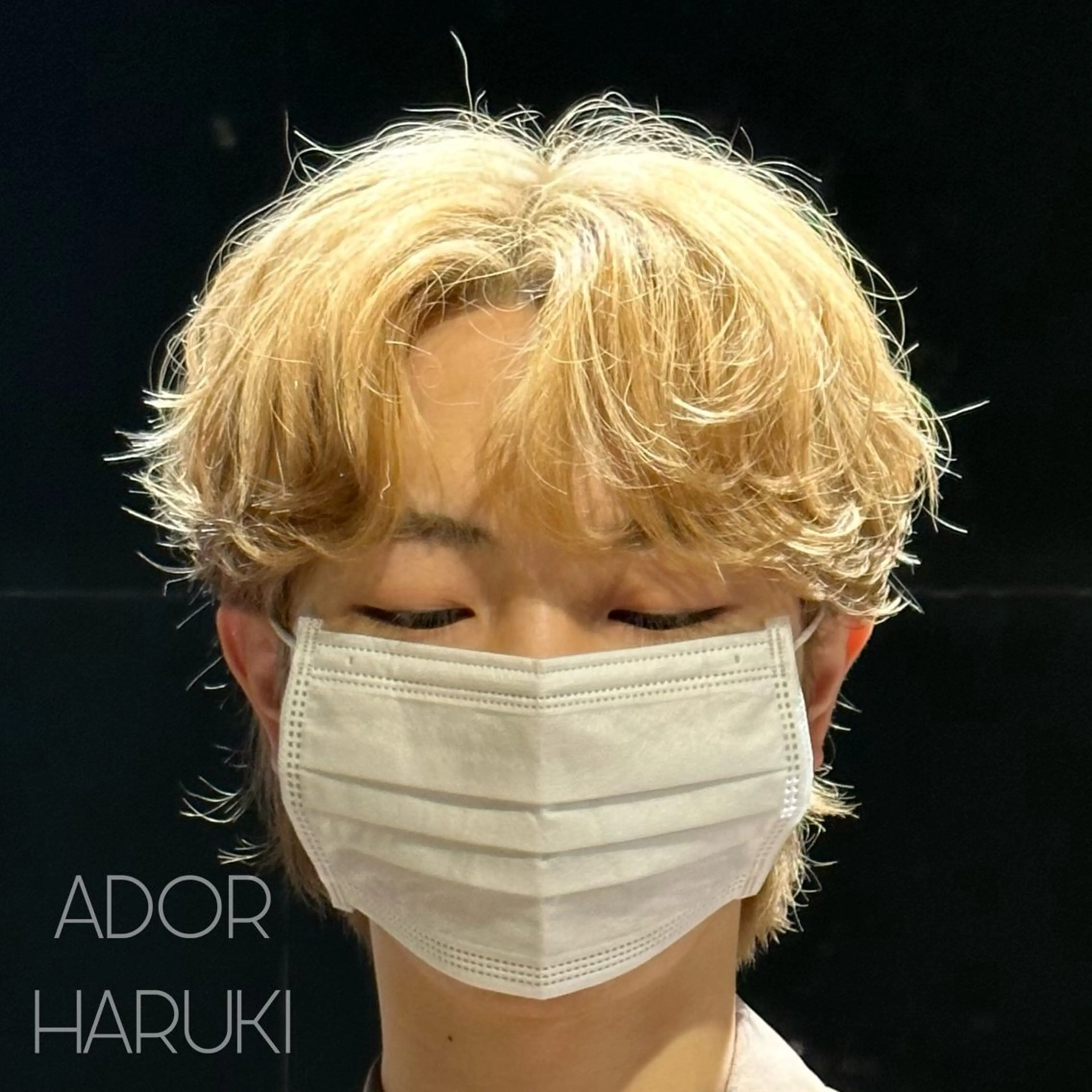 ヘアアレンジ メンズ ヘアセット 韓国ヘアADOR HARUKIのヘアスタイル