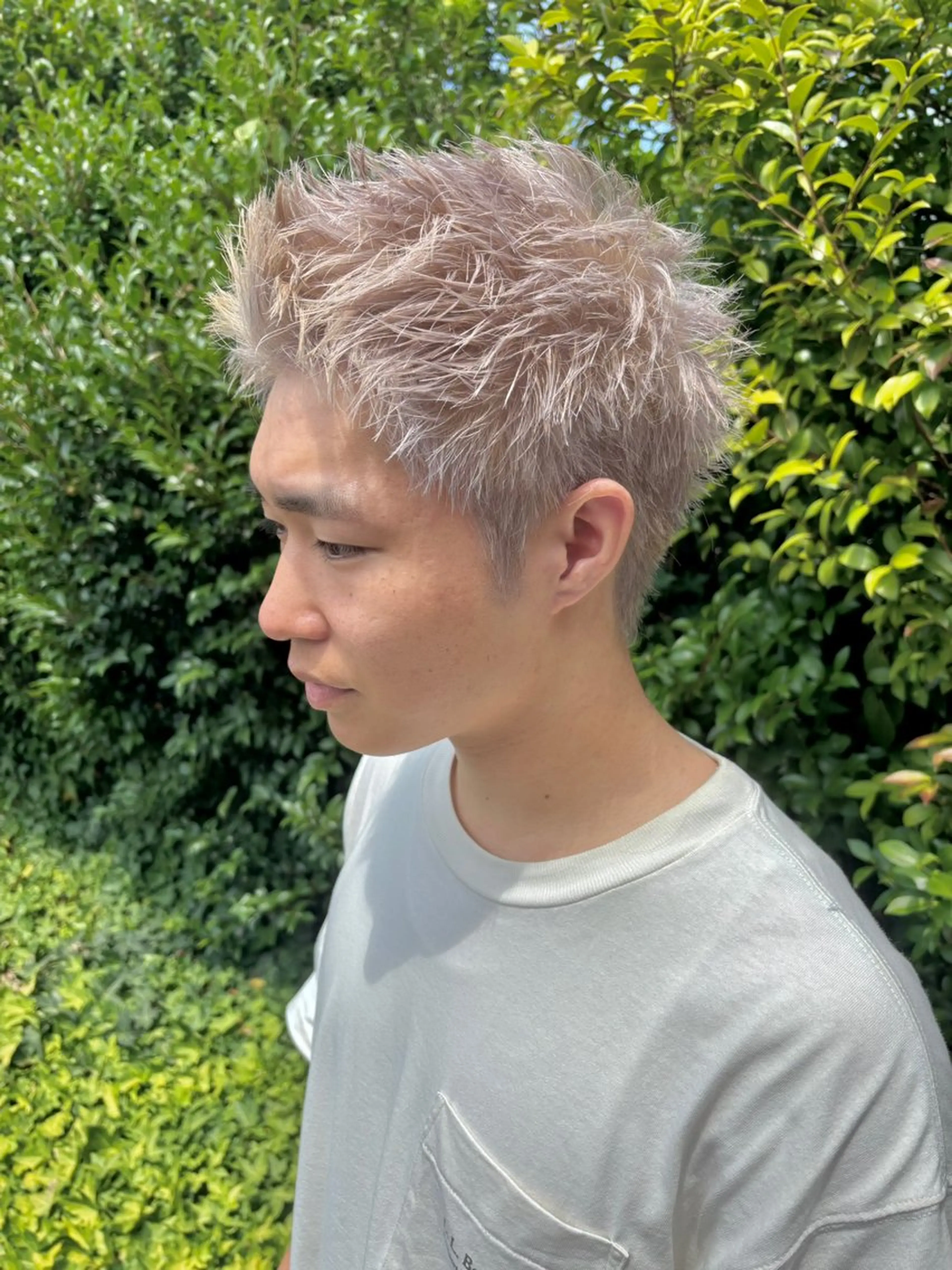 ショート ショートヘア カット ヘアカラー 安藤 ひなたのヘアスタイル