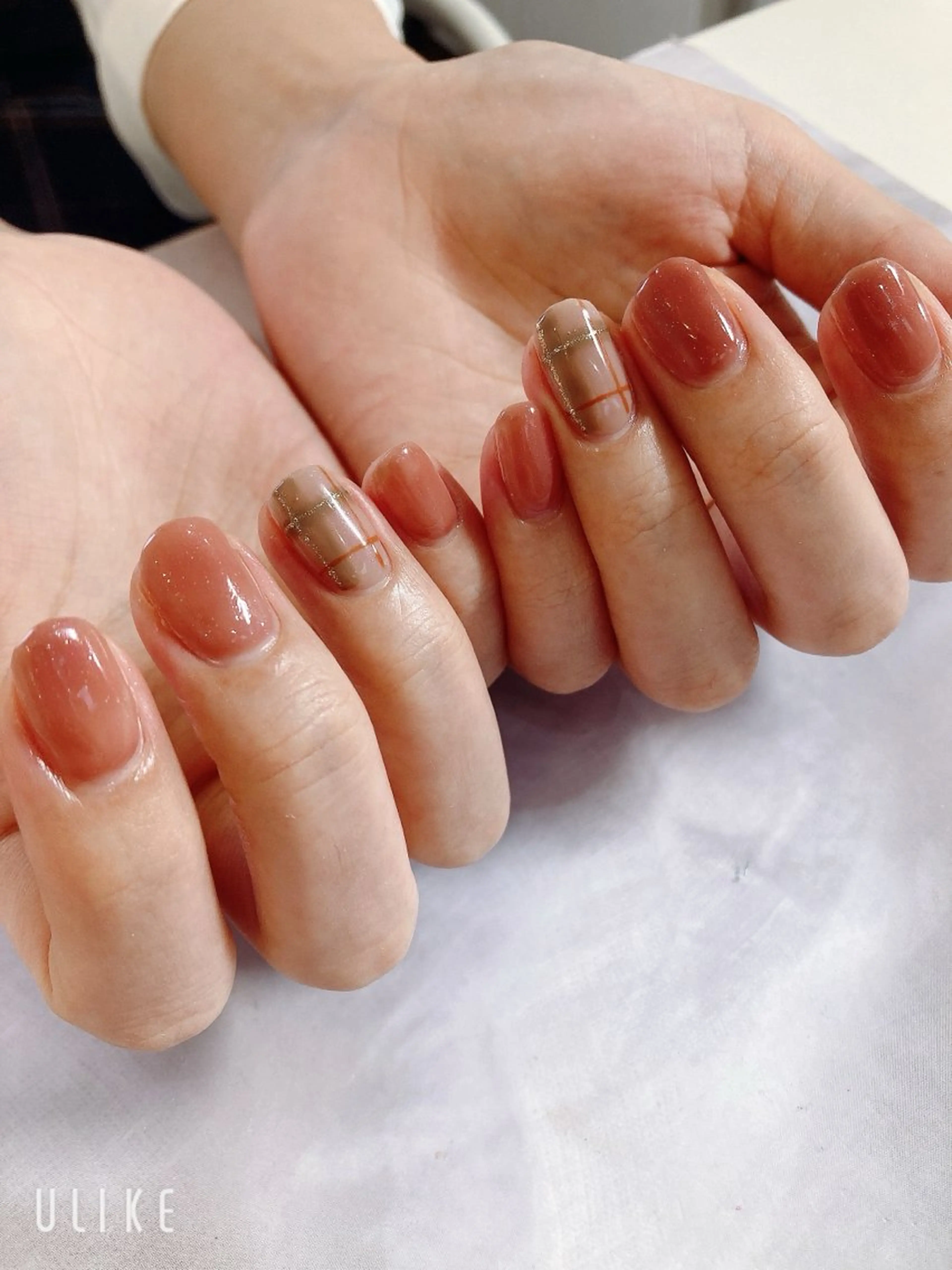 ネイル BURGUNDY keikoのネイルデザイン