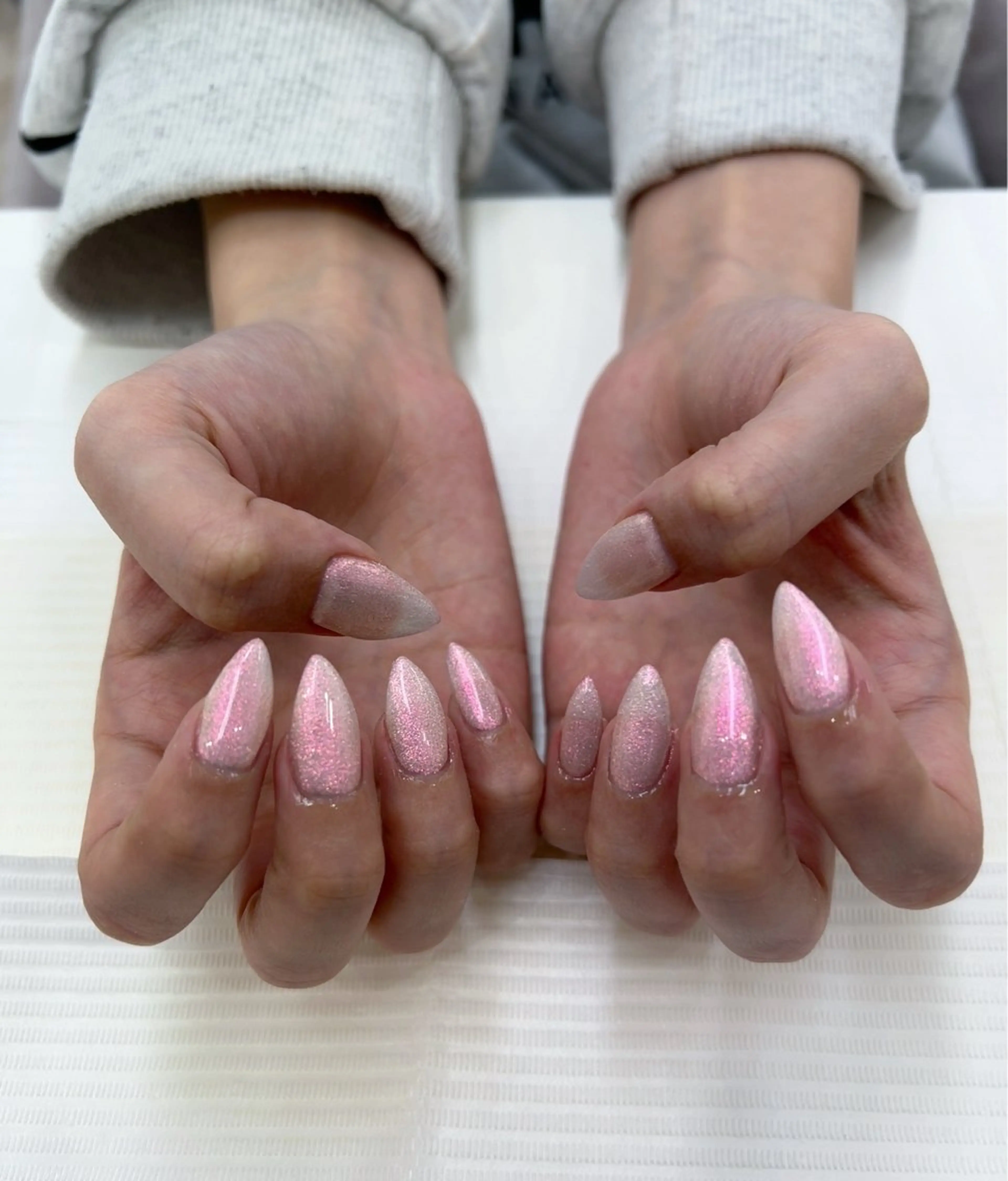 ネイル ワンカラーネイル esnail mokaのネイルデザイン