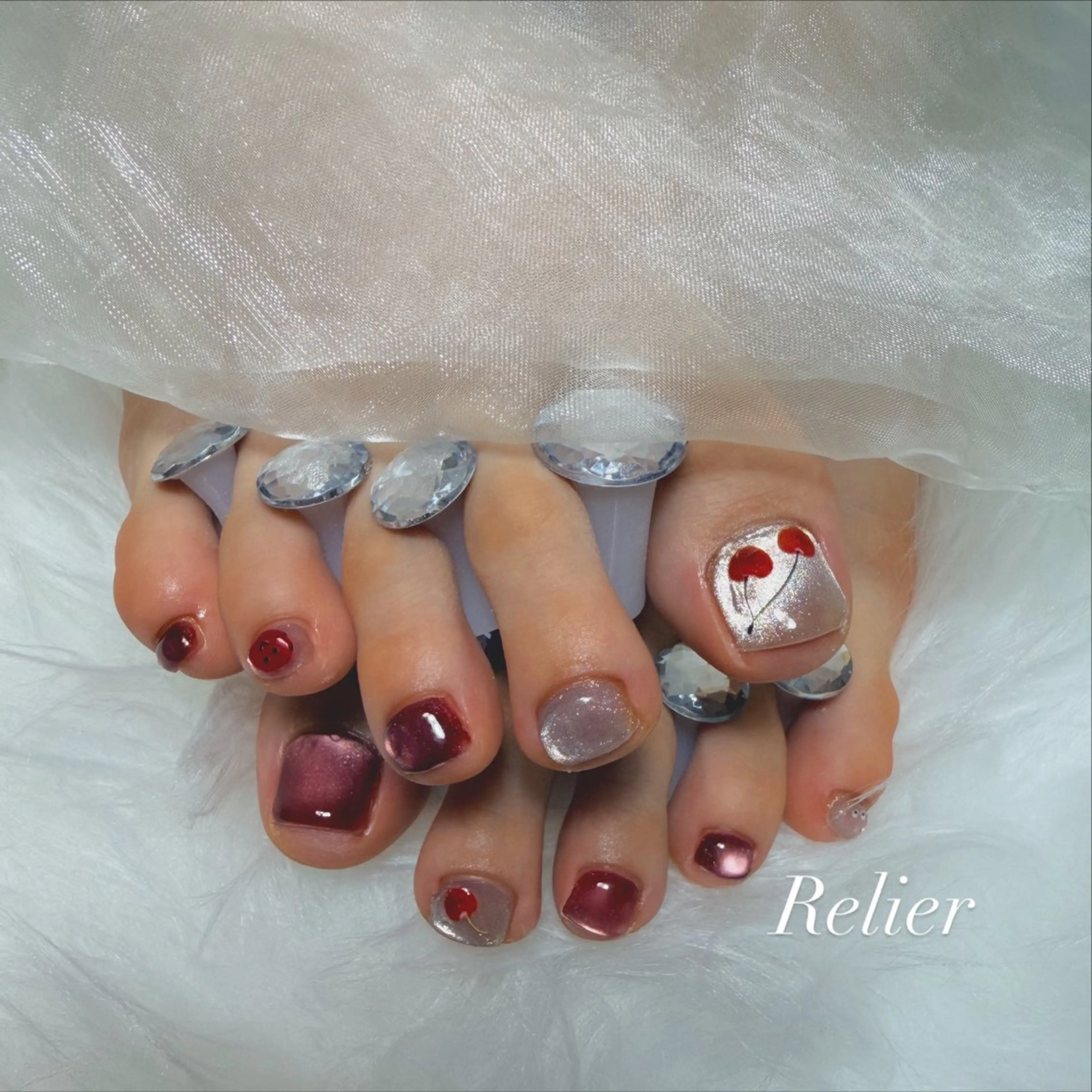 ネイル フットネイル Relier Airiのネイルデザイン