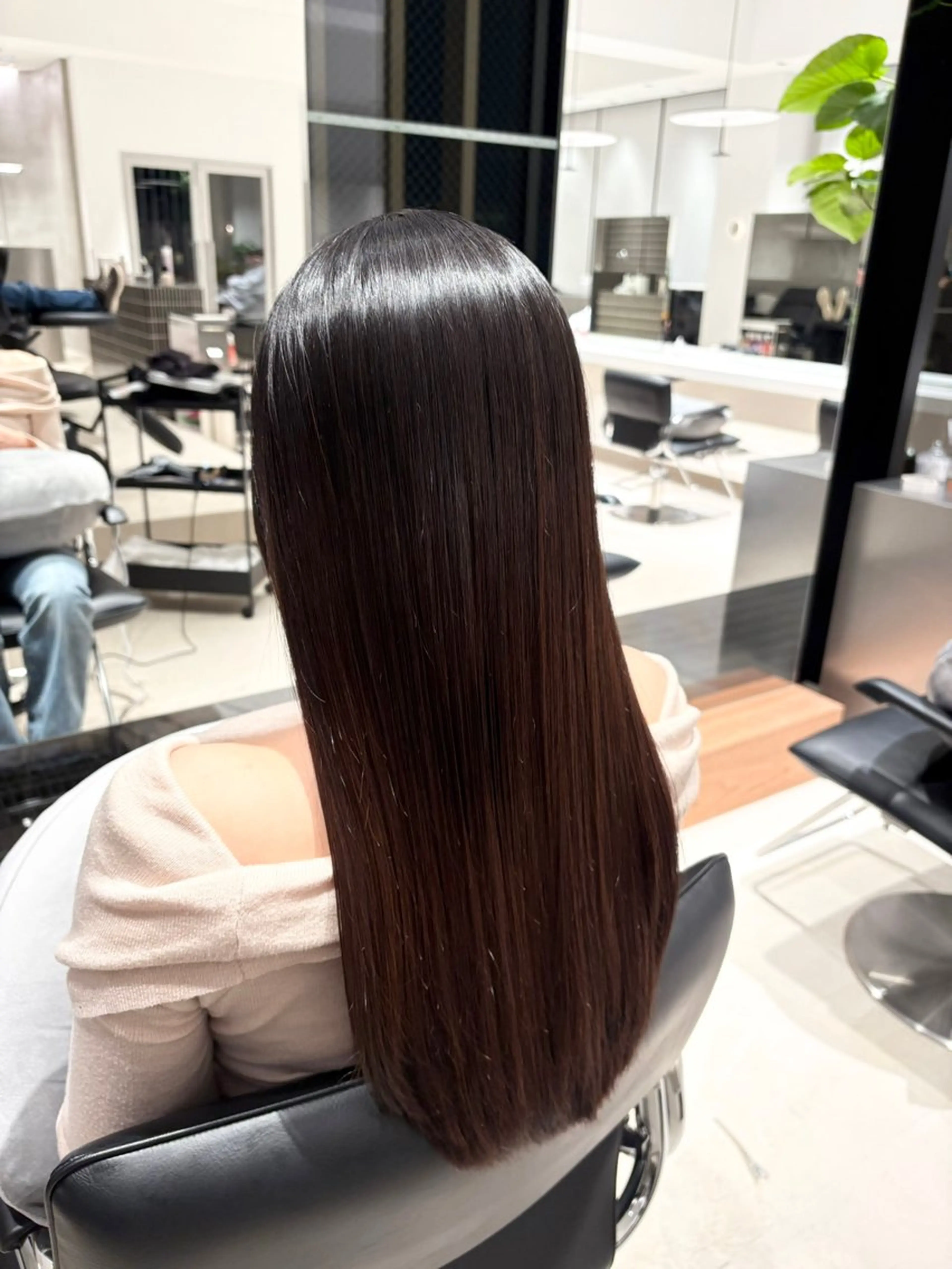 ロング カット 縮毛矯正 トリートメント 縮毛矯正/髪質改善/ HARUのヘアスタイル