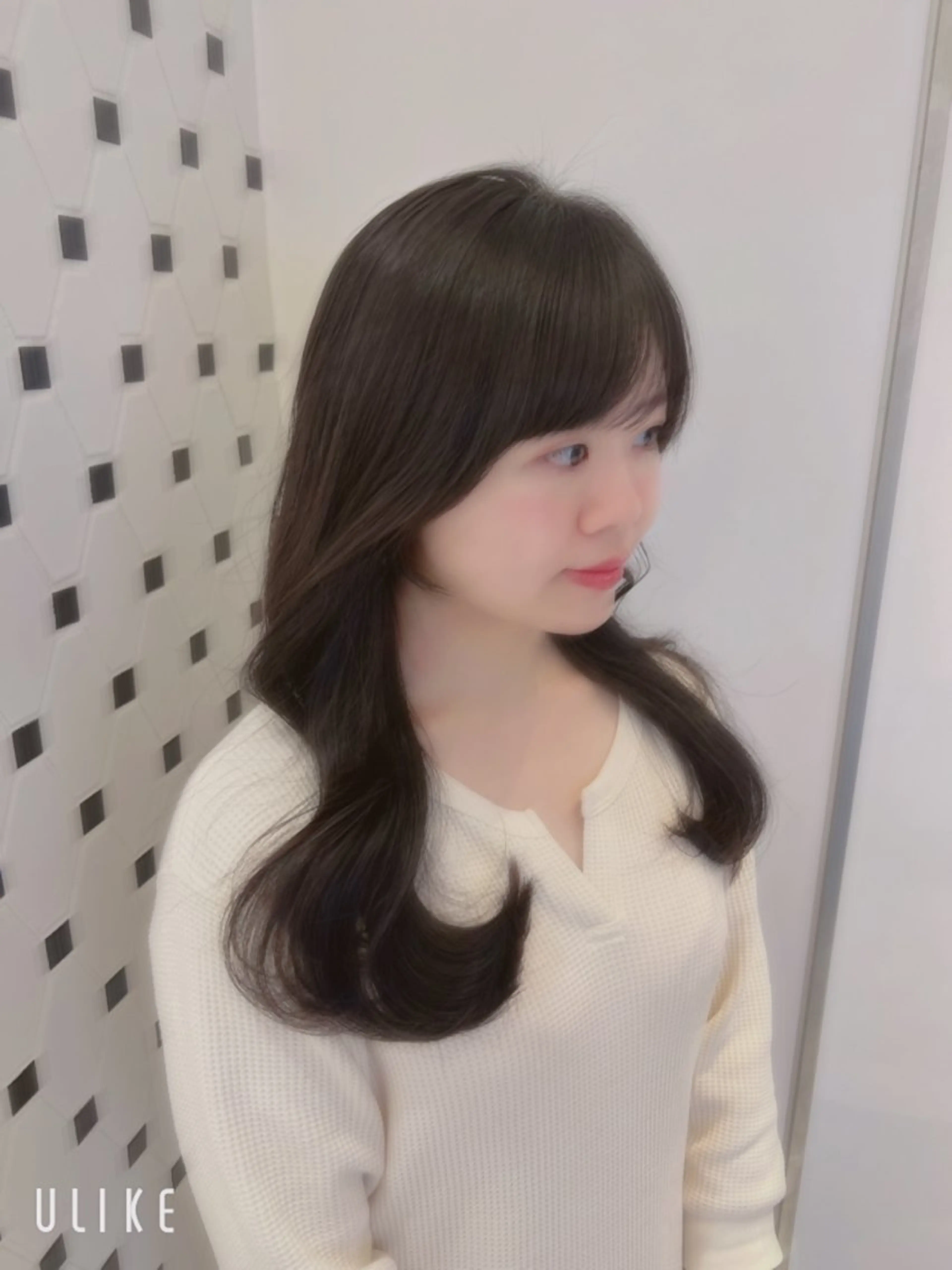 ロング カラー ヘアアレンジ ヘアカラー トリートメント 顔周り/透明感/銀座 🩵rinoのヘアスタイル