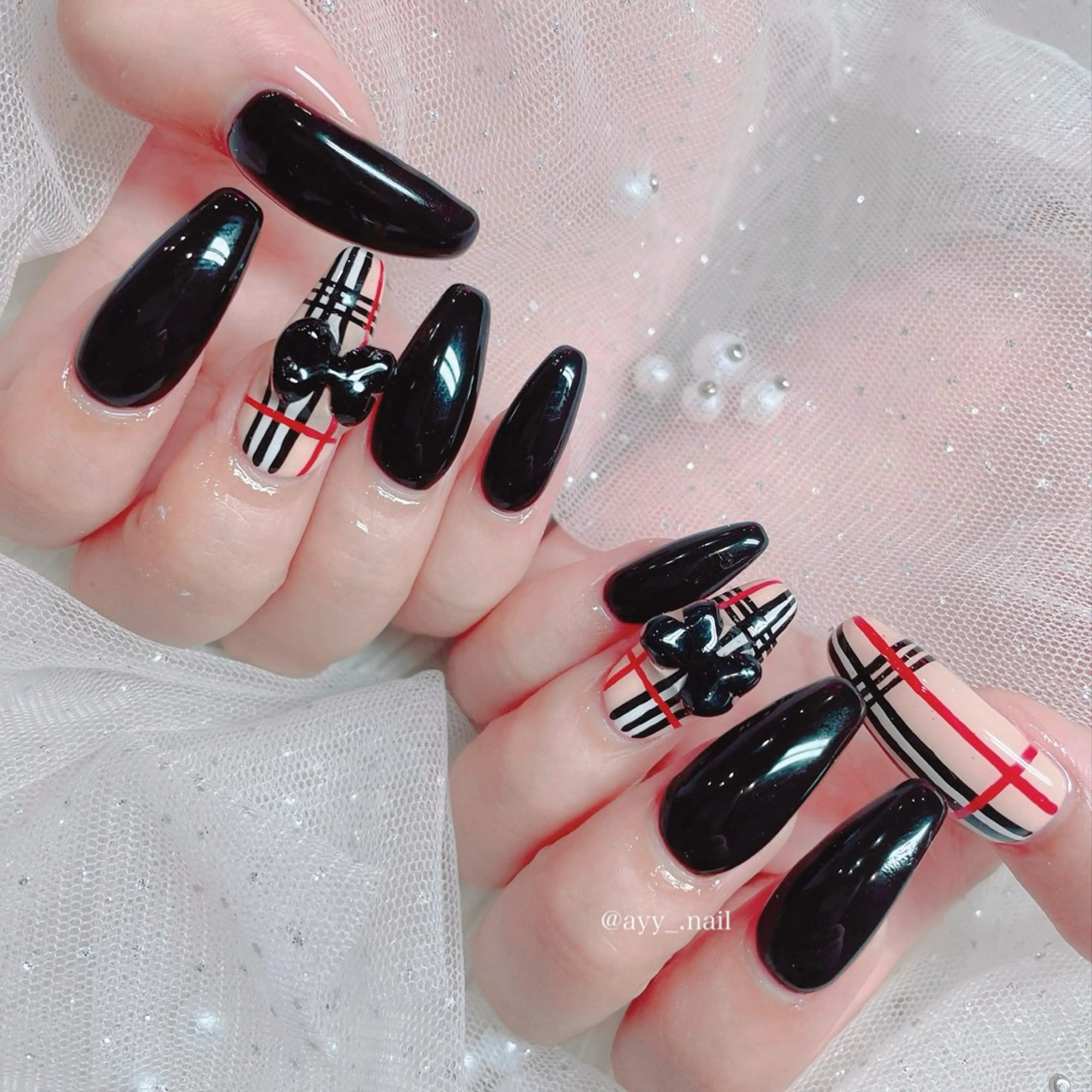 ロング Aya Nailのネイルデザイン
