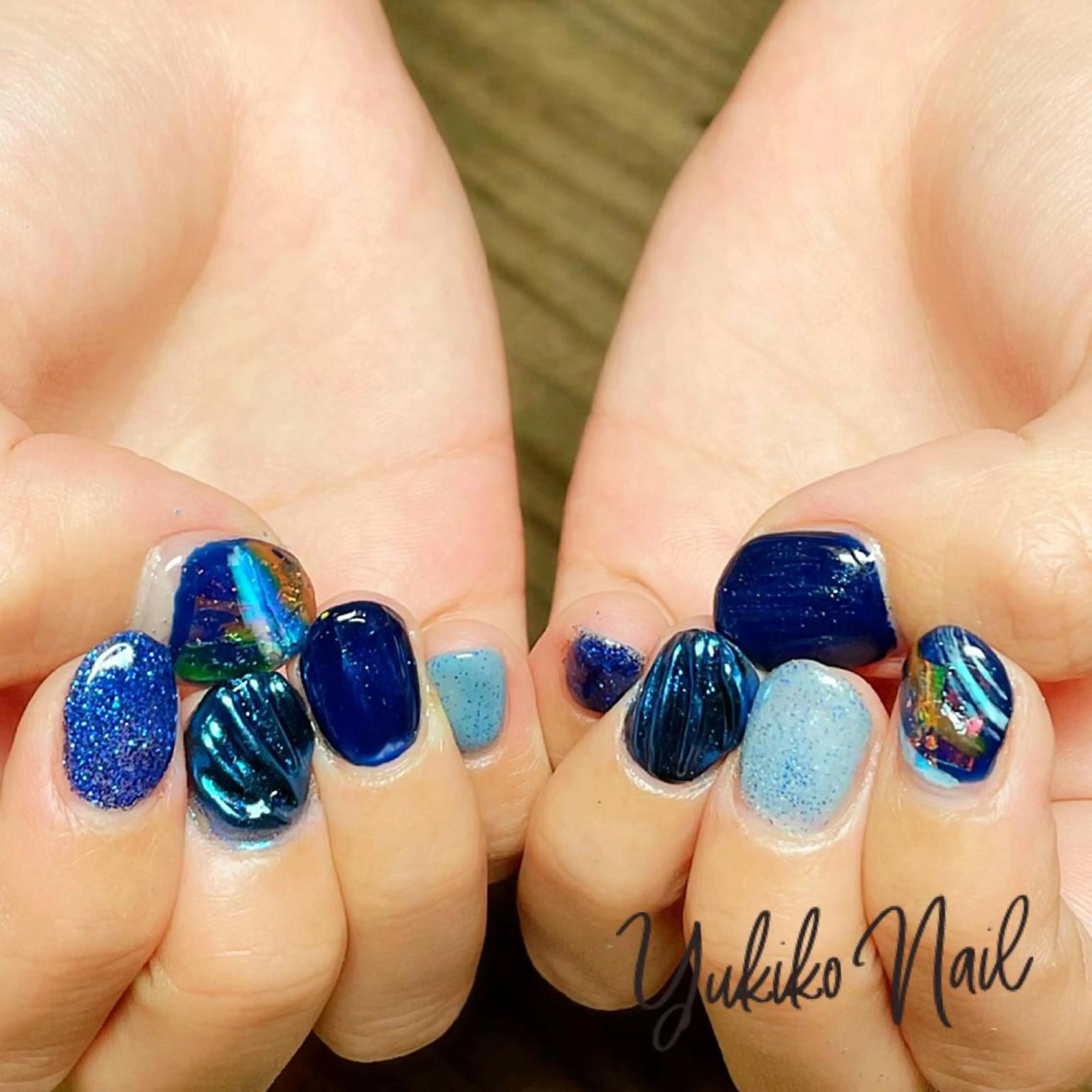 ネイル 持ち込み ニュアンスネイル ハンドネイル ユキコ ネイルのネイルデザイン