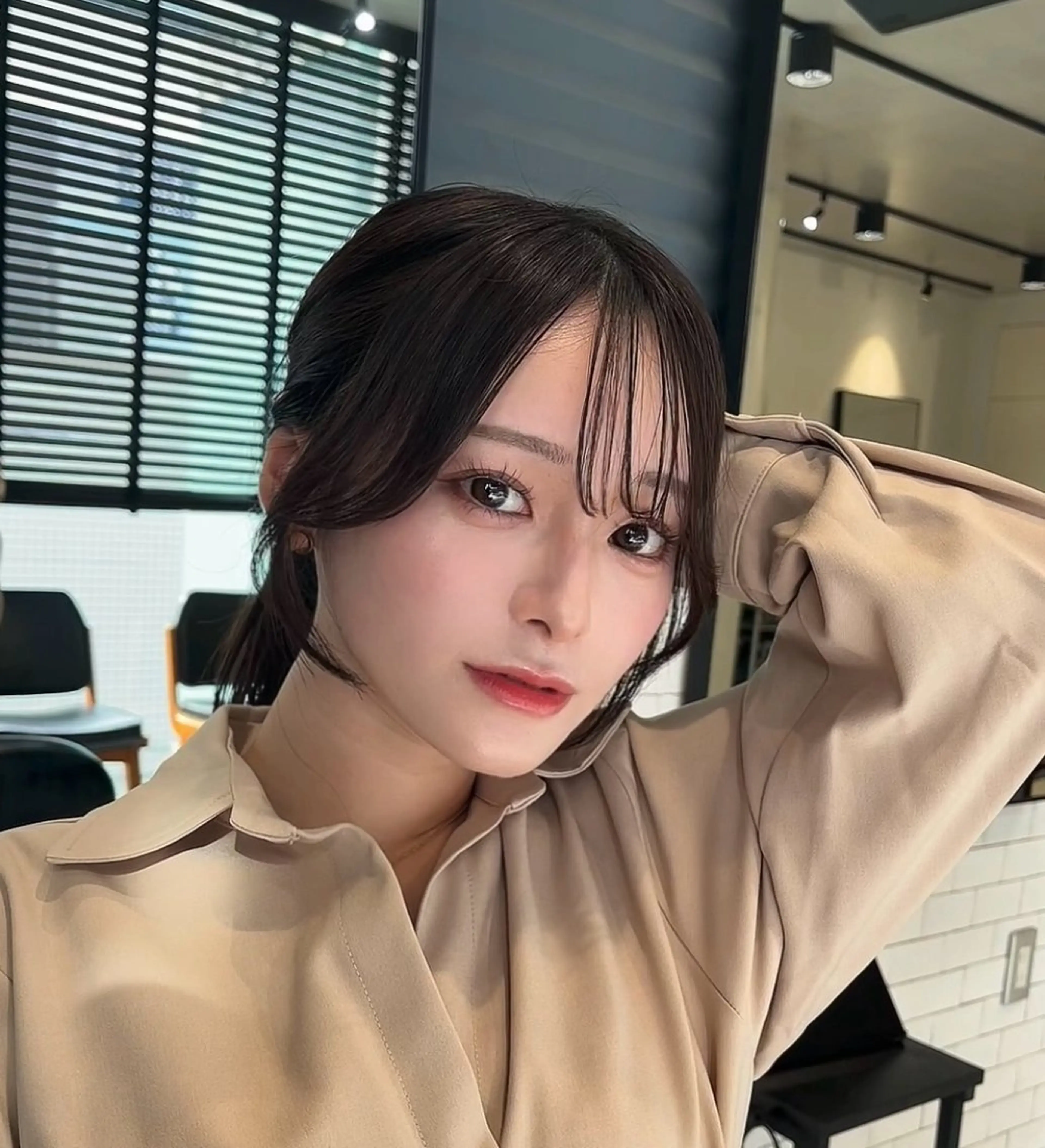 ロング カラー カット ヘアカラー トリートメント 🌫️大人韓国ヘア 🌫️naoyaのヘアスタイル