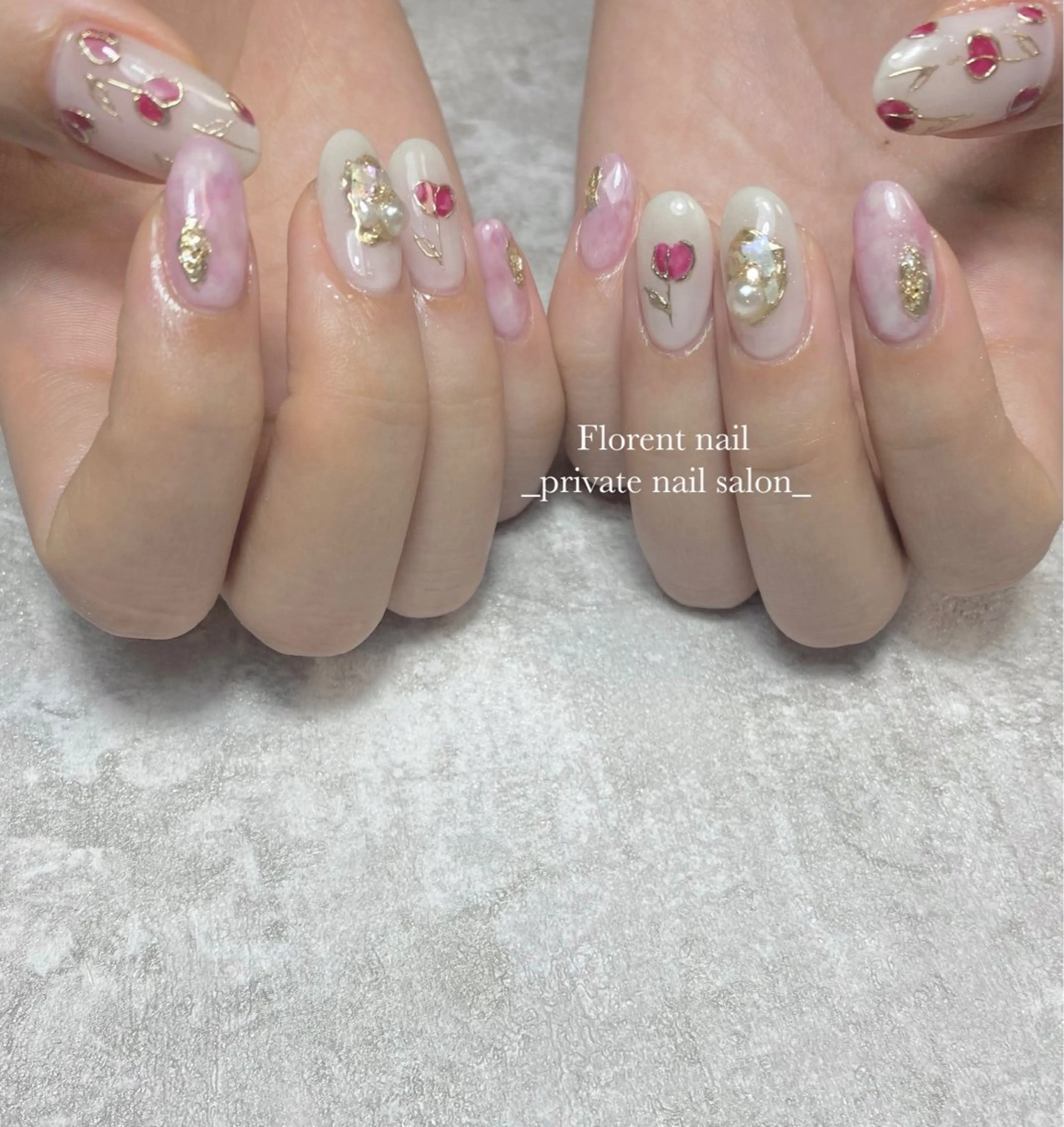 ネイル ハンドネイル florent nailのネイルデザイン