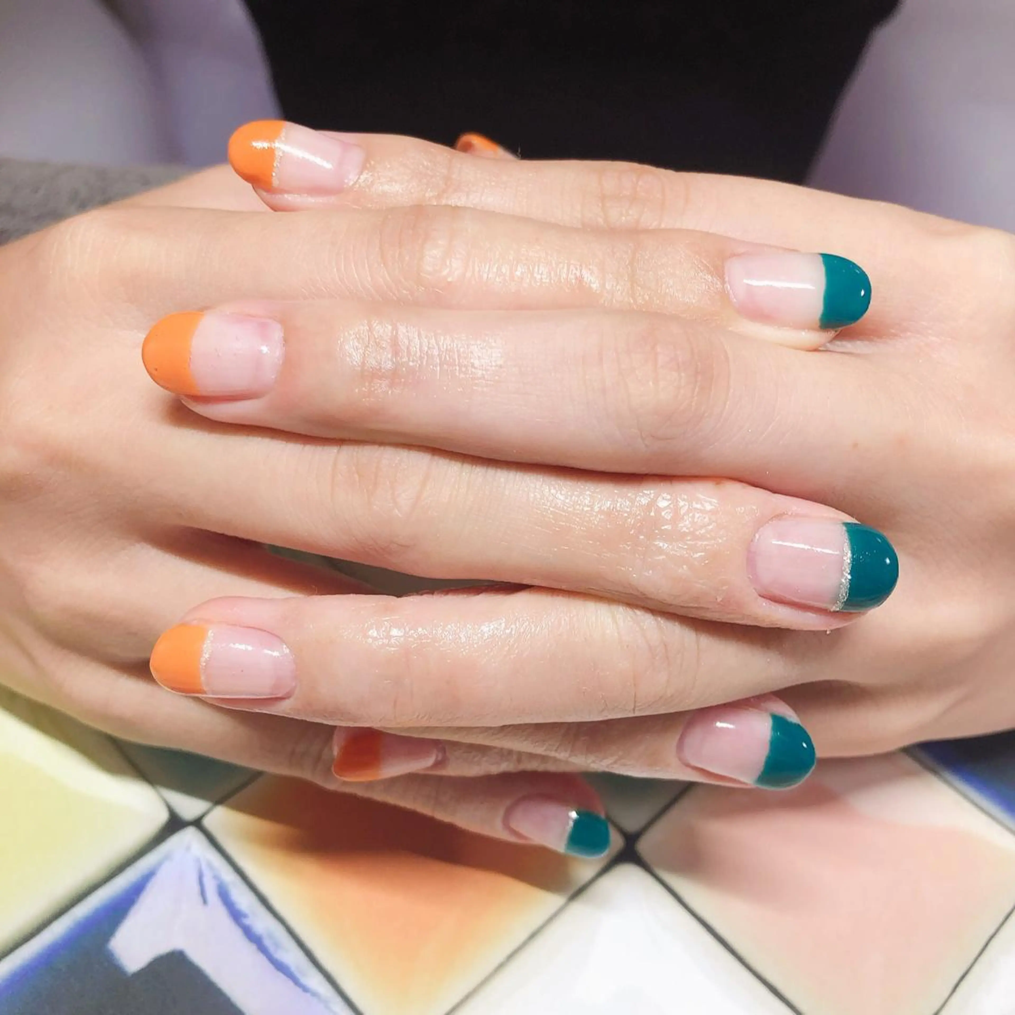 ネイル フレンチネイル 奥園 良恵のネイルデザイン