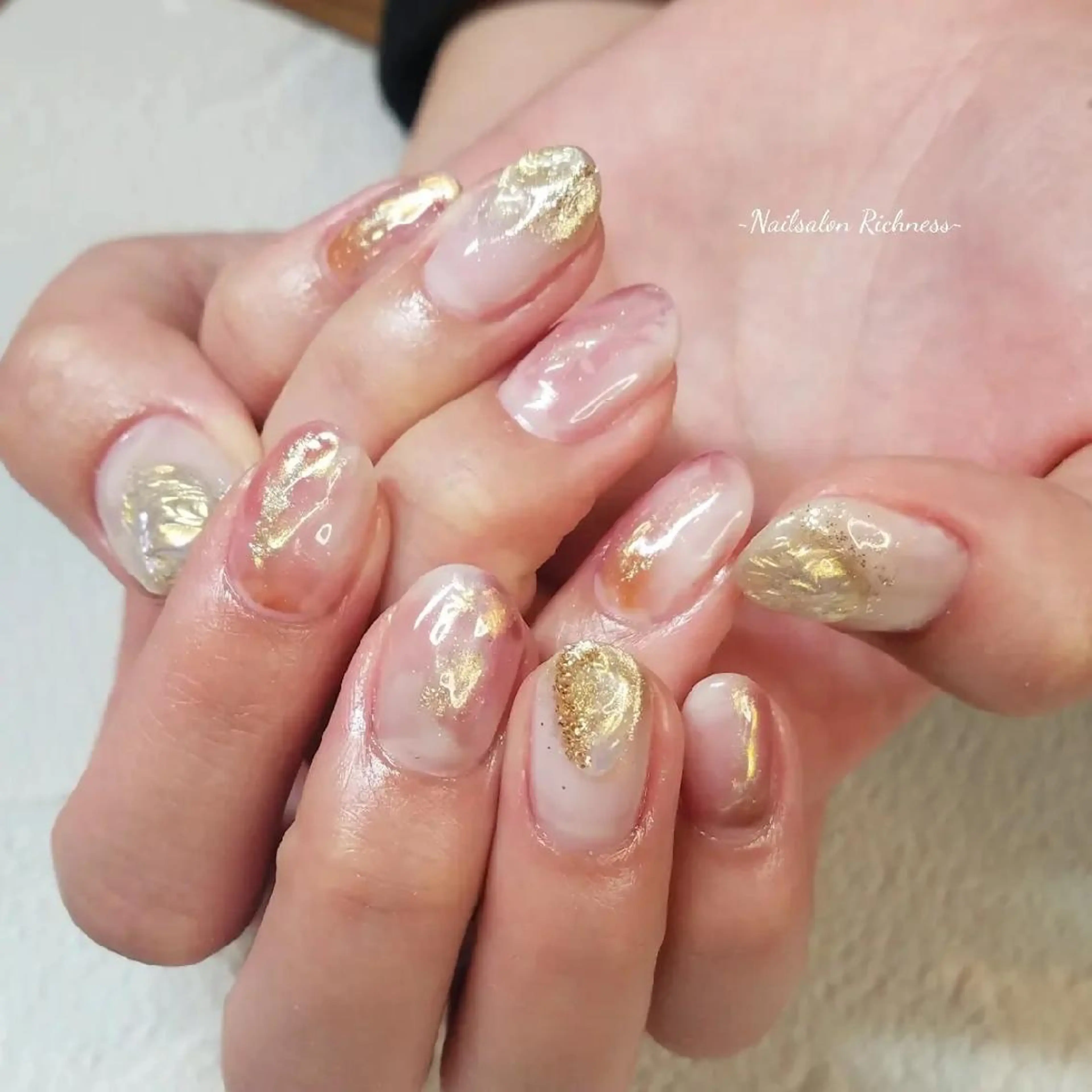 ネイル ニュアンスネイル ハンドネイル I. Yukariのネイルデザイン