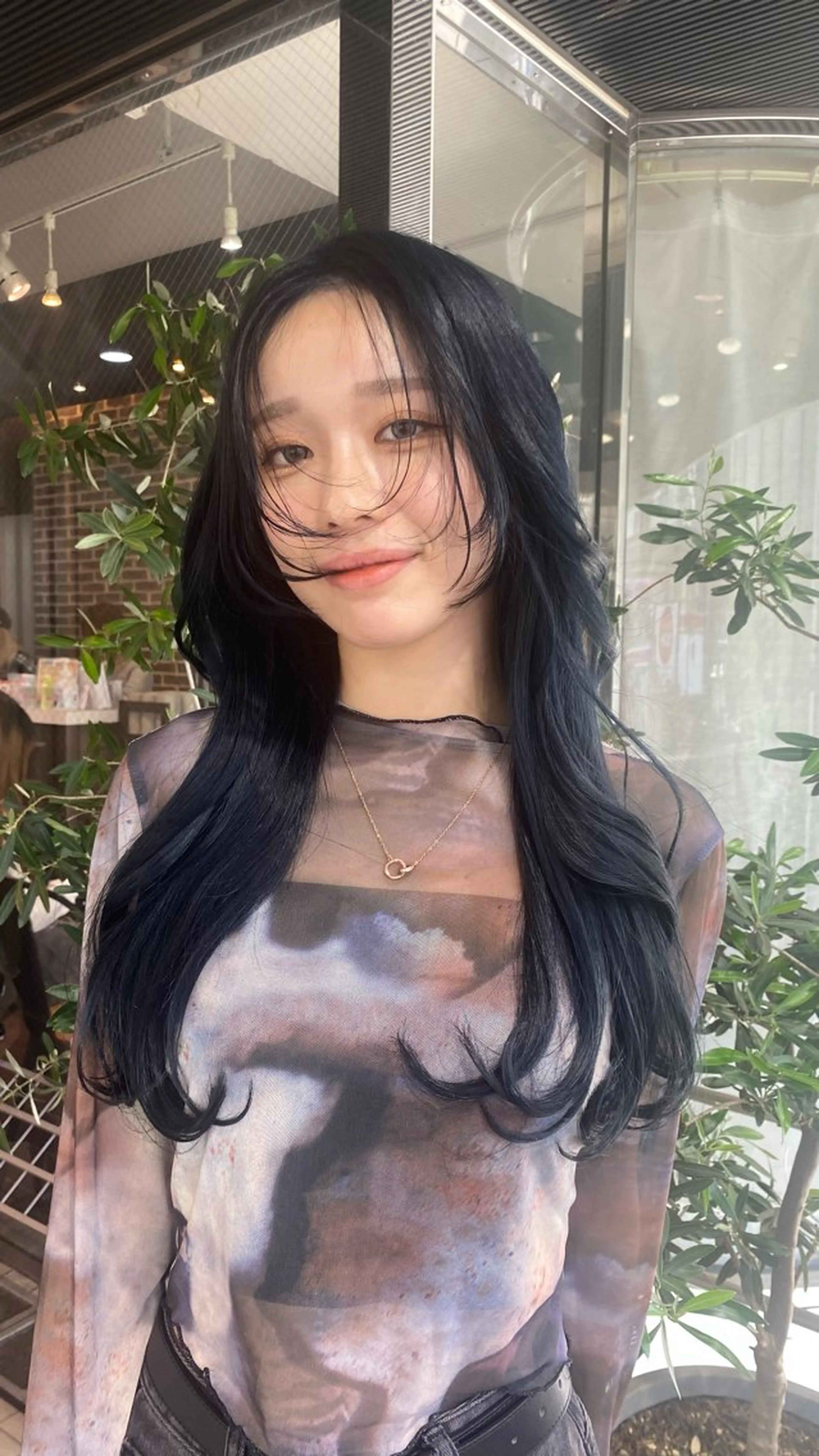 ロング カラー カット ヘアカラー トリートメント ヘアセット designcolo r/似合わせNOKAのヘアスタイル