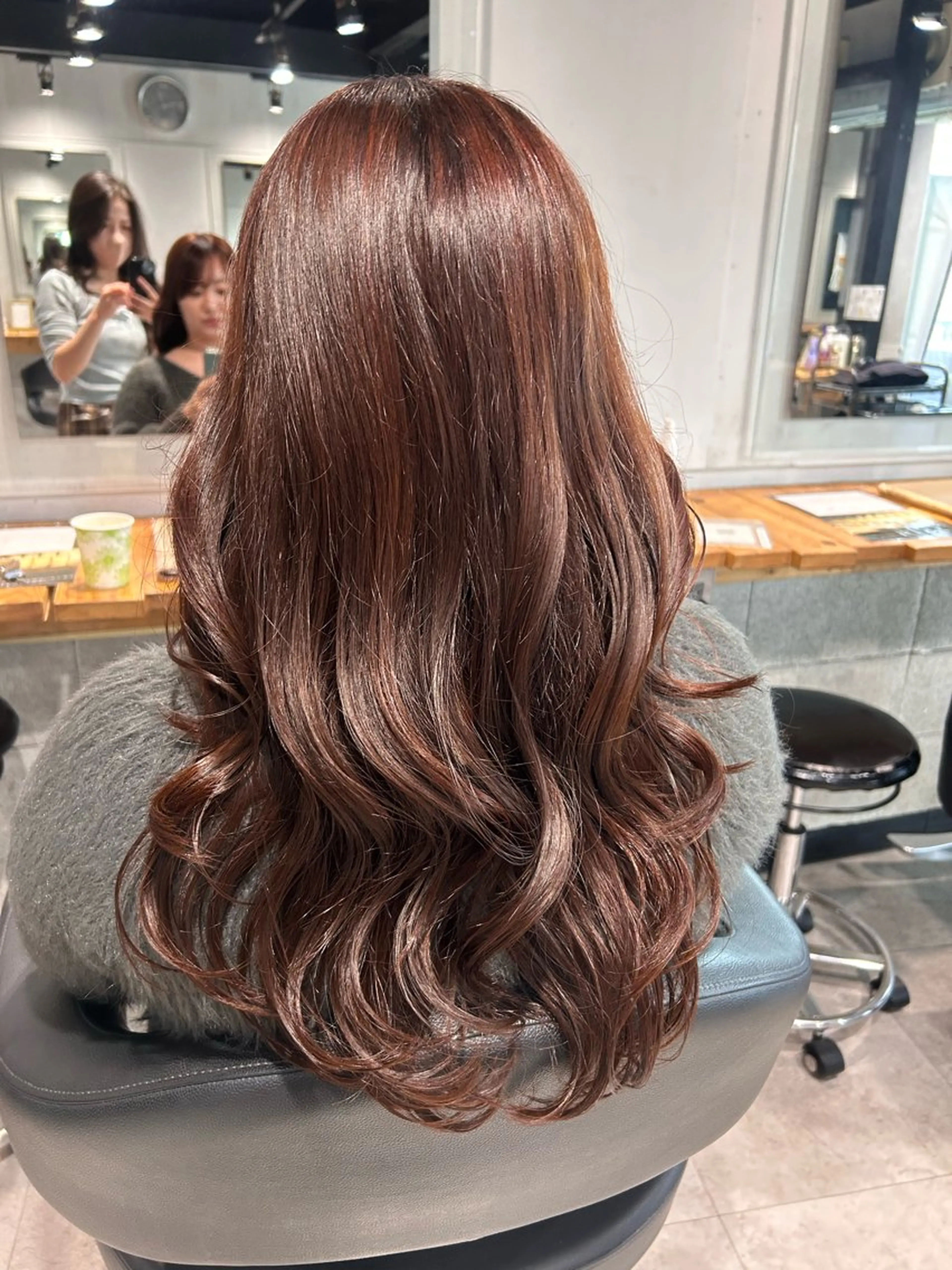 ロング ヘアカラー トリートメント ヘッドスパ レイヤーStyle 🩵菜々実のヘアスタイル