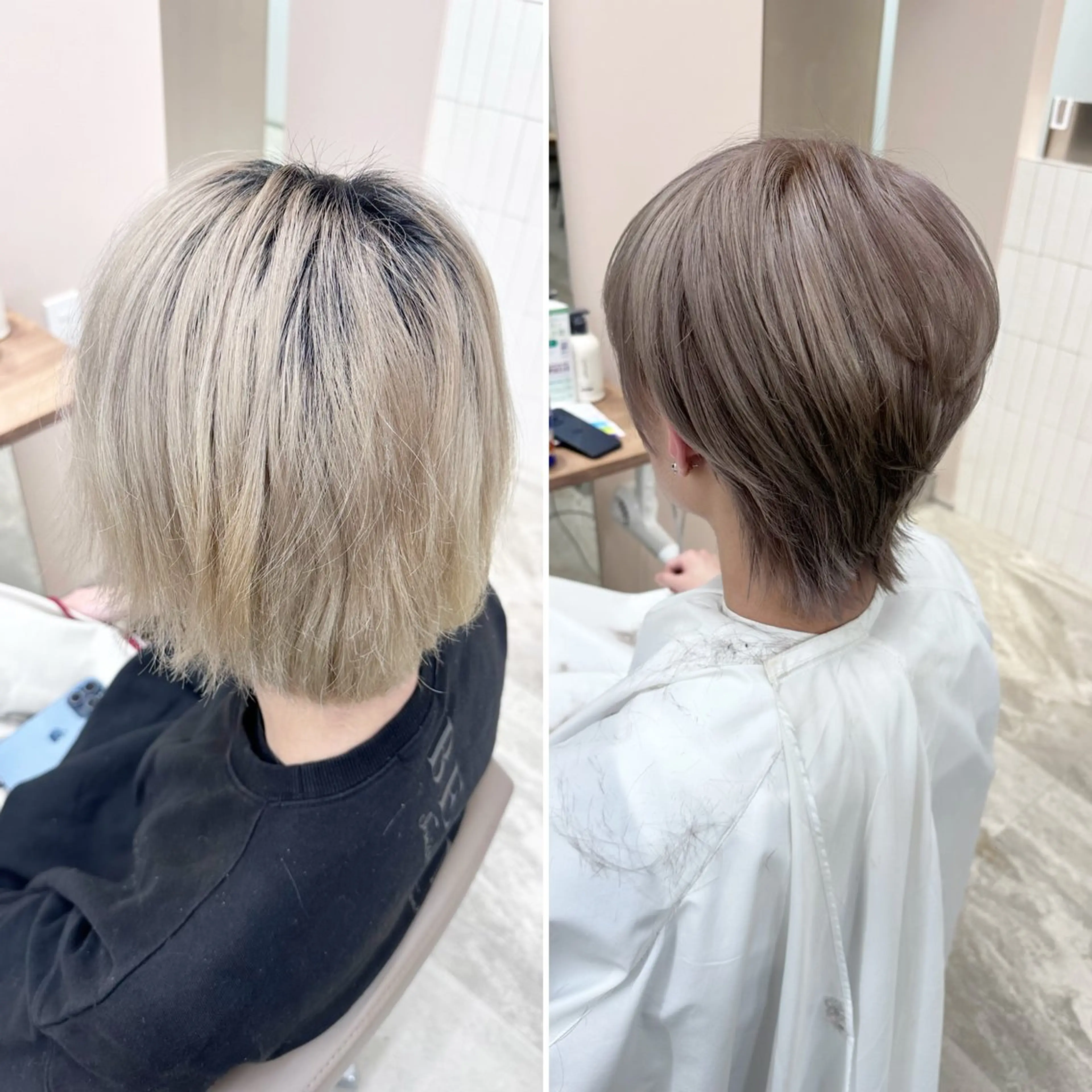 ショート ウルフカット release ✨金井栄花のヘアスタイル