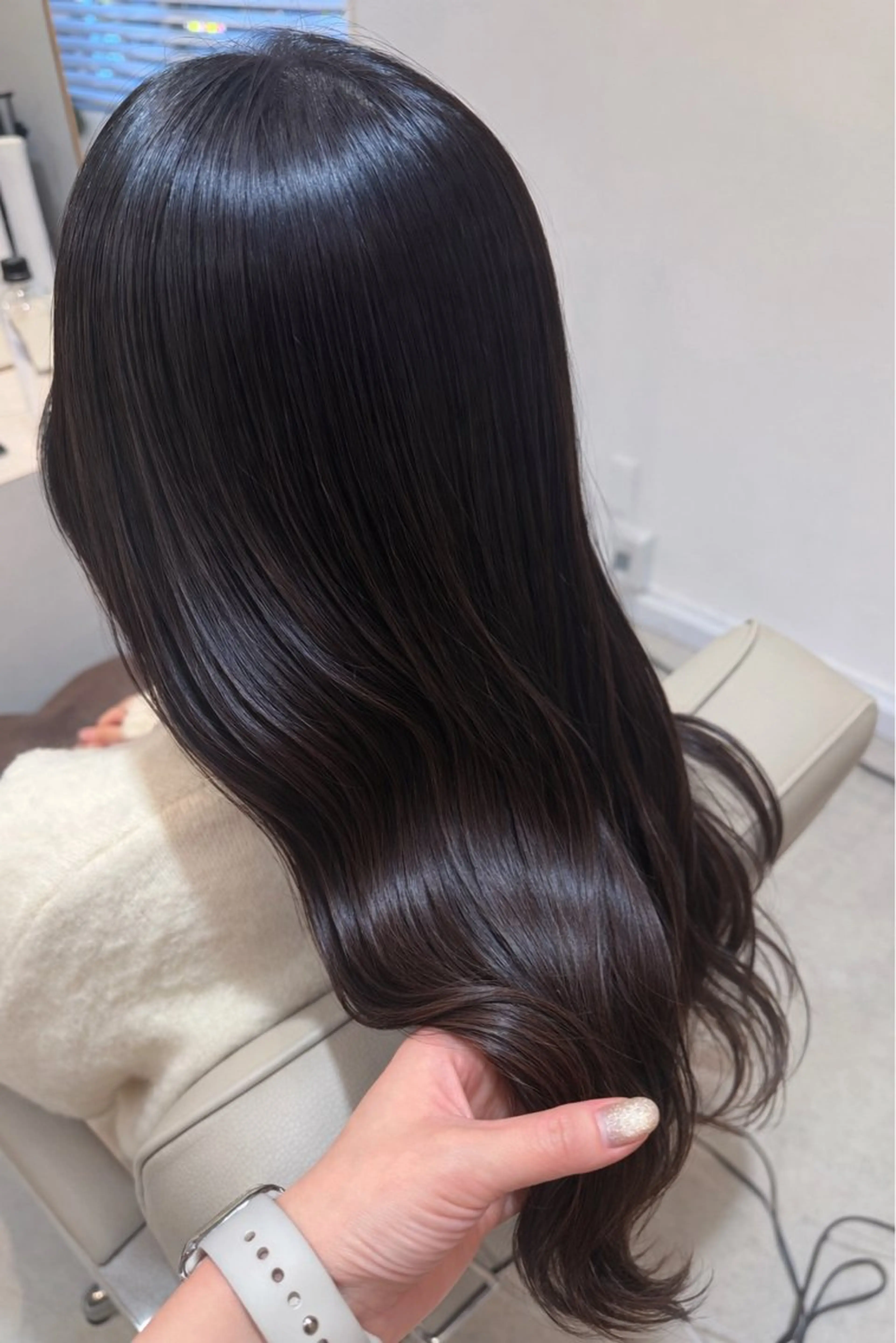 ロング カット ヘアカラー 🤍恵比寿/透明感/ 小顔カット🤍アズサのヘアスタイル