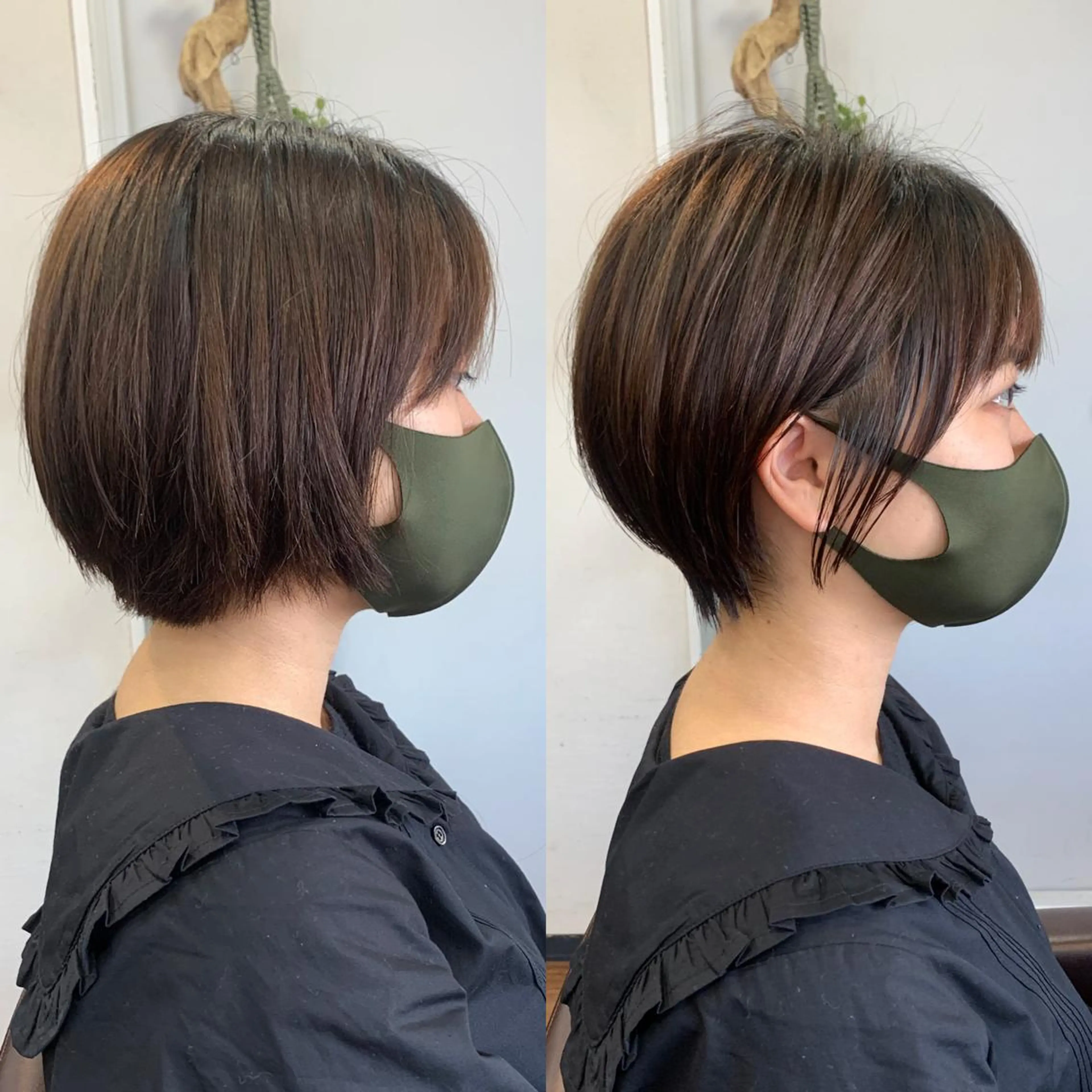 ショート 縮毛矯正/ショート/ レイヤー/畑中正敏のヘアスタイル