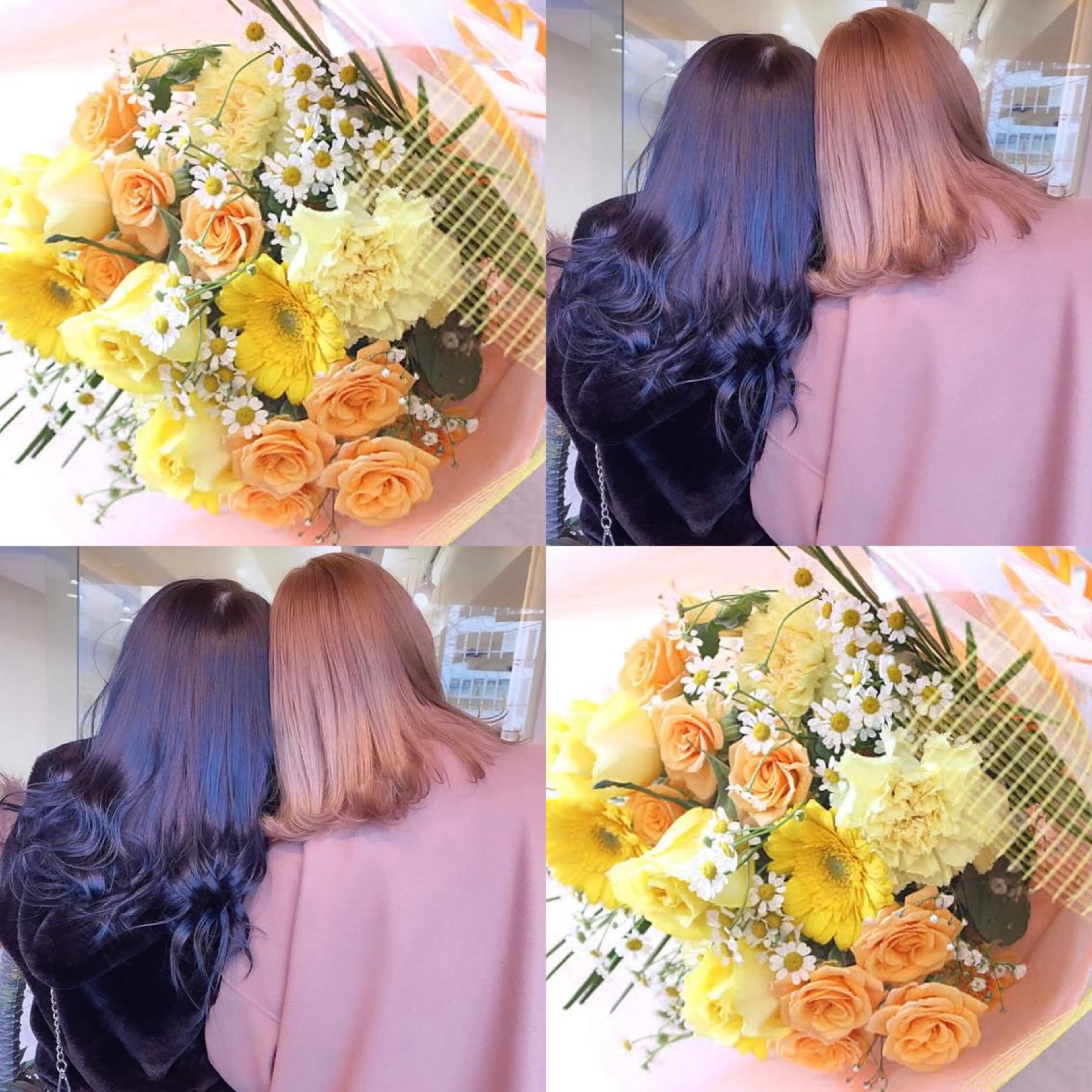 セミロング カラー メンズ ベージュカラー ブルーカラー ミルクティーベージュ ネイビーカラー 🥀熊谷ウルフカット あゆむのヘアスタイル