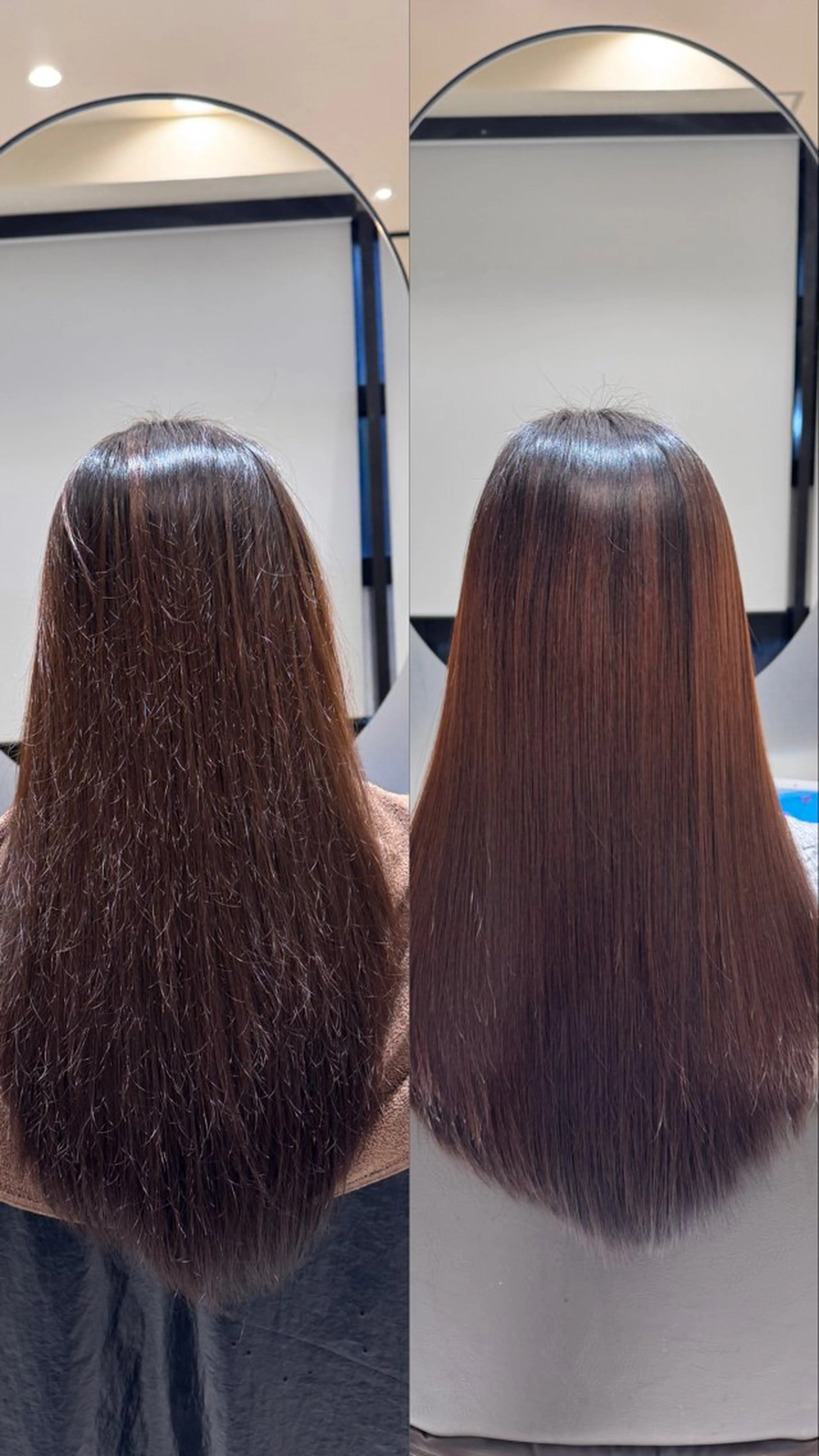 ロング 縮毛矯正 トリートメント 山﨑 寛大のヘアスタイル