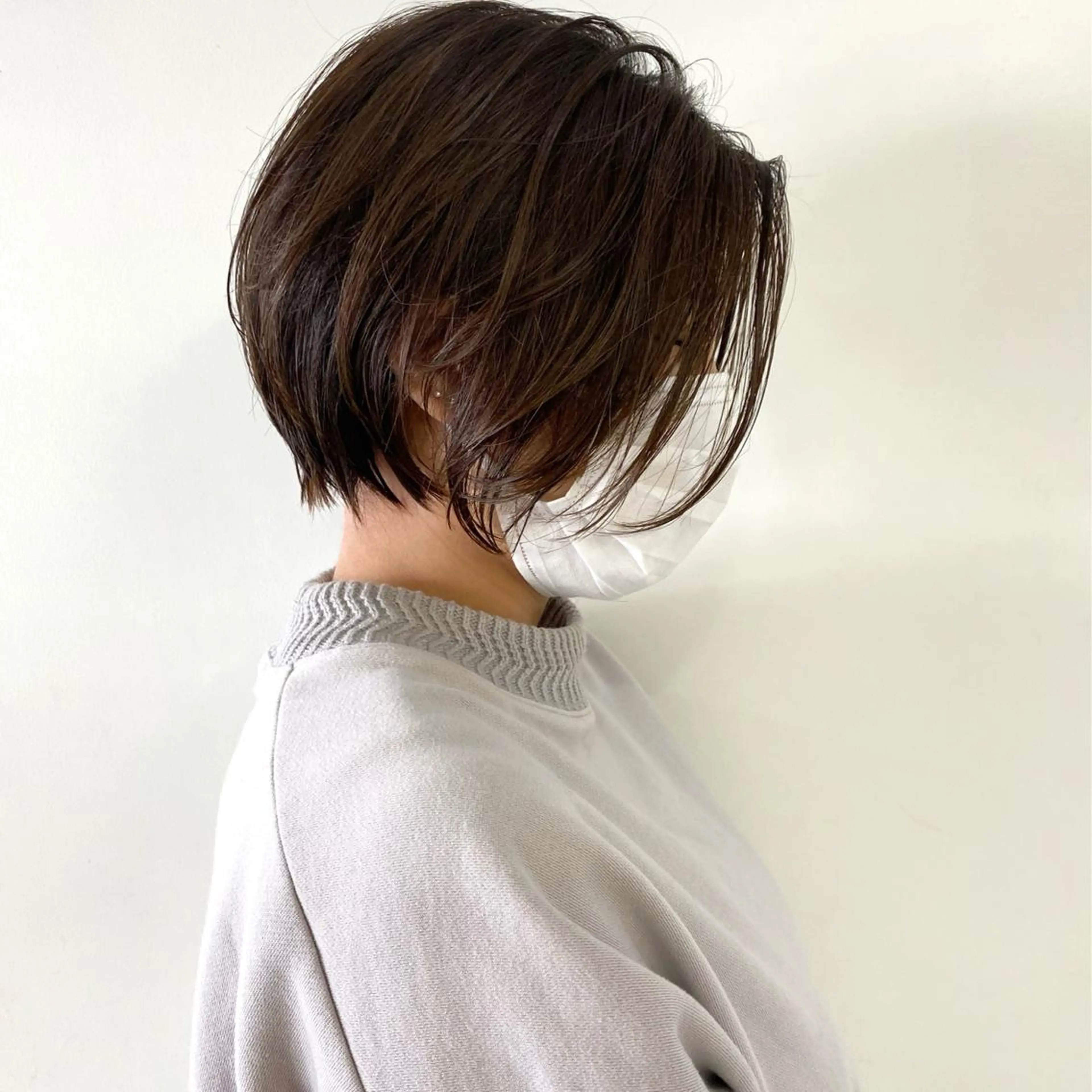 ショート カラー カット ヘアカラー トリートメント ボブ/大人ヘア k-two濱田のヘアスタイル