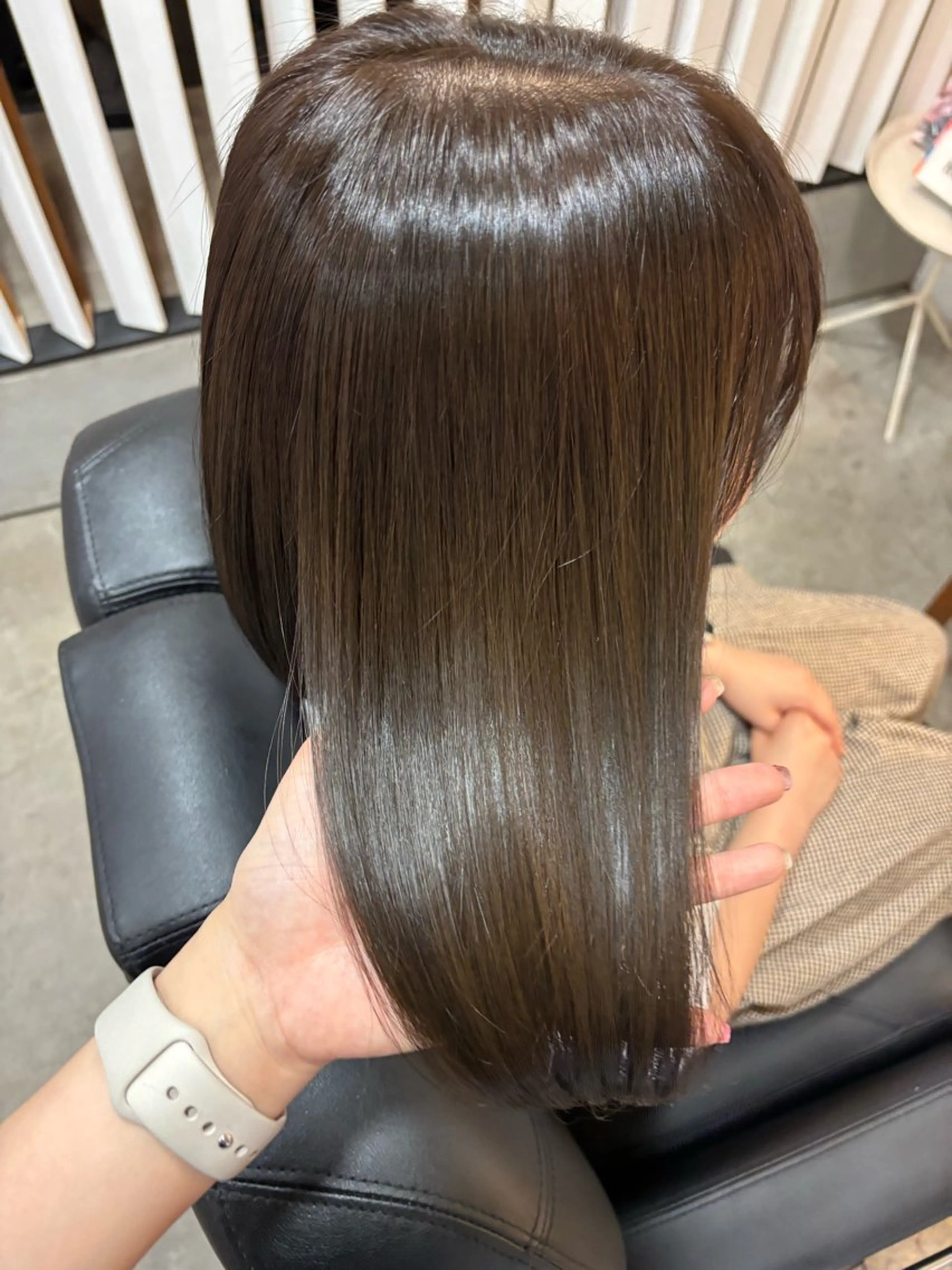 カラー グレージュ オリーブグレージュ オリーブグレー ヘアカラー Liike所属・🎀透明感カラー🎀 Yurinoのヘアスタイル