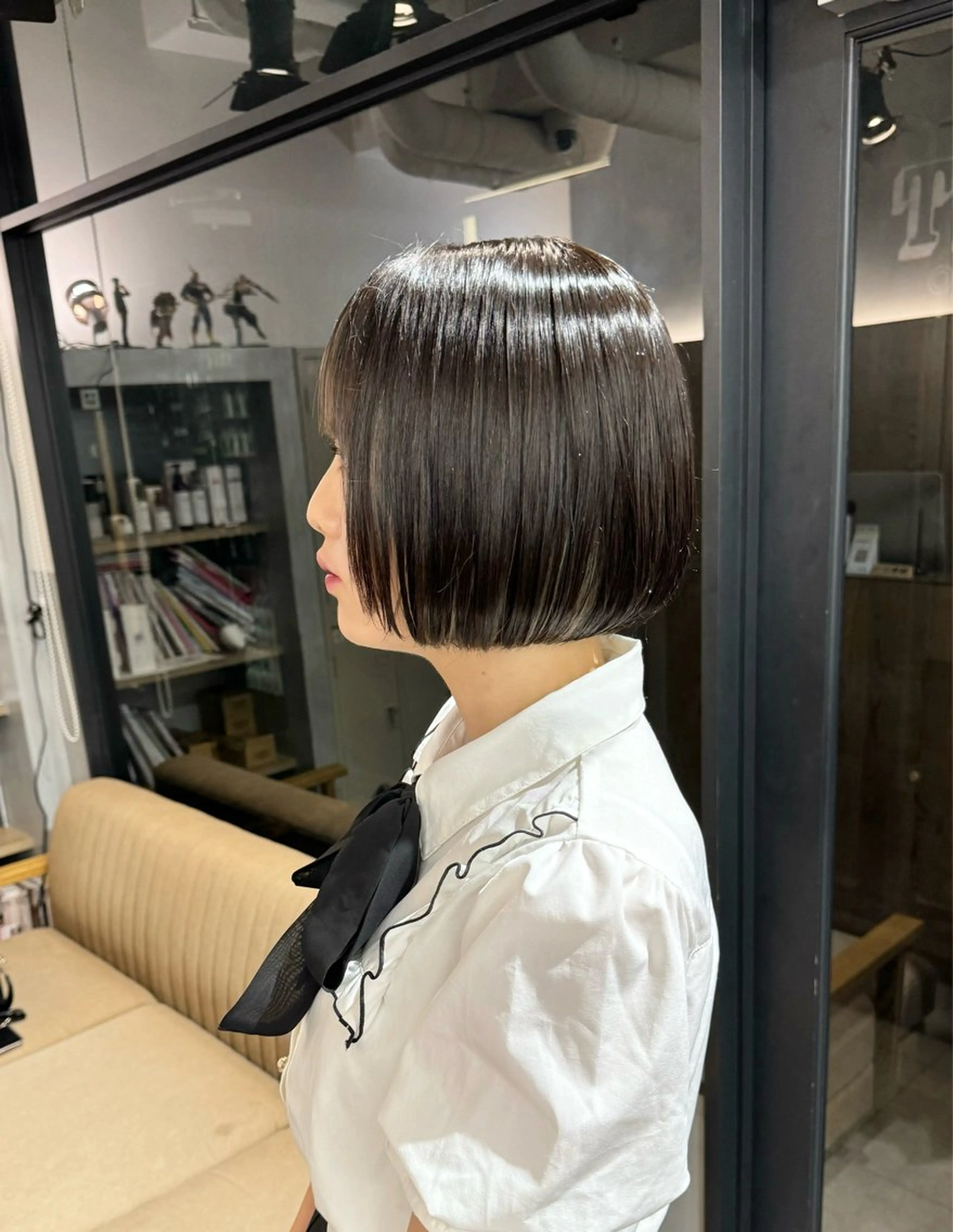 ミディアム カット ヘアカラー トリートメント ✨本日空きあります✨ 遠田コウヘイ🌟のヘアスタイル