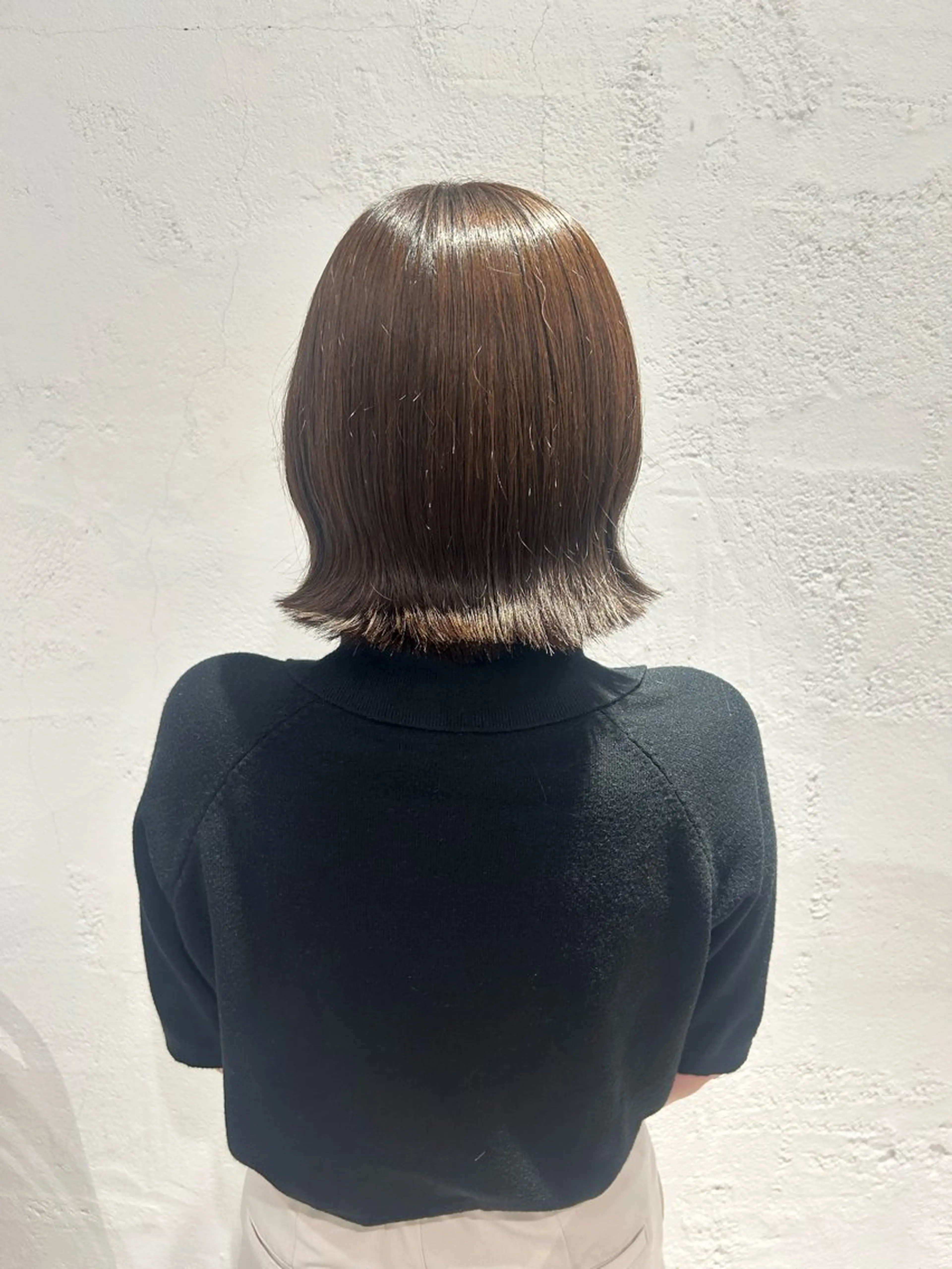 ミディアム カラー カット ヘアカラー ♛︎ きっか ♛︎ ヘアアレンジ🩵のヘアスタイル