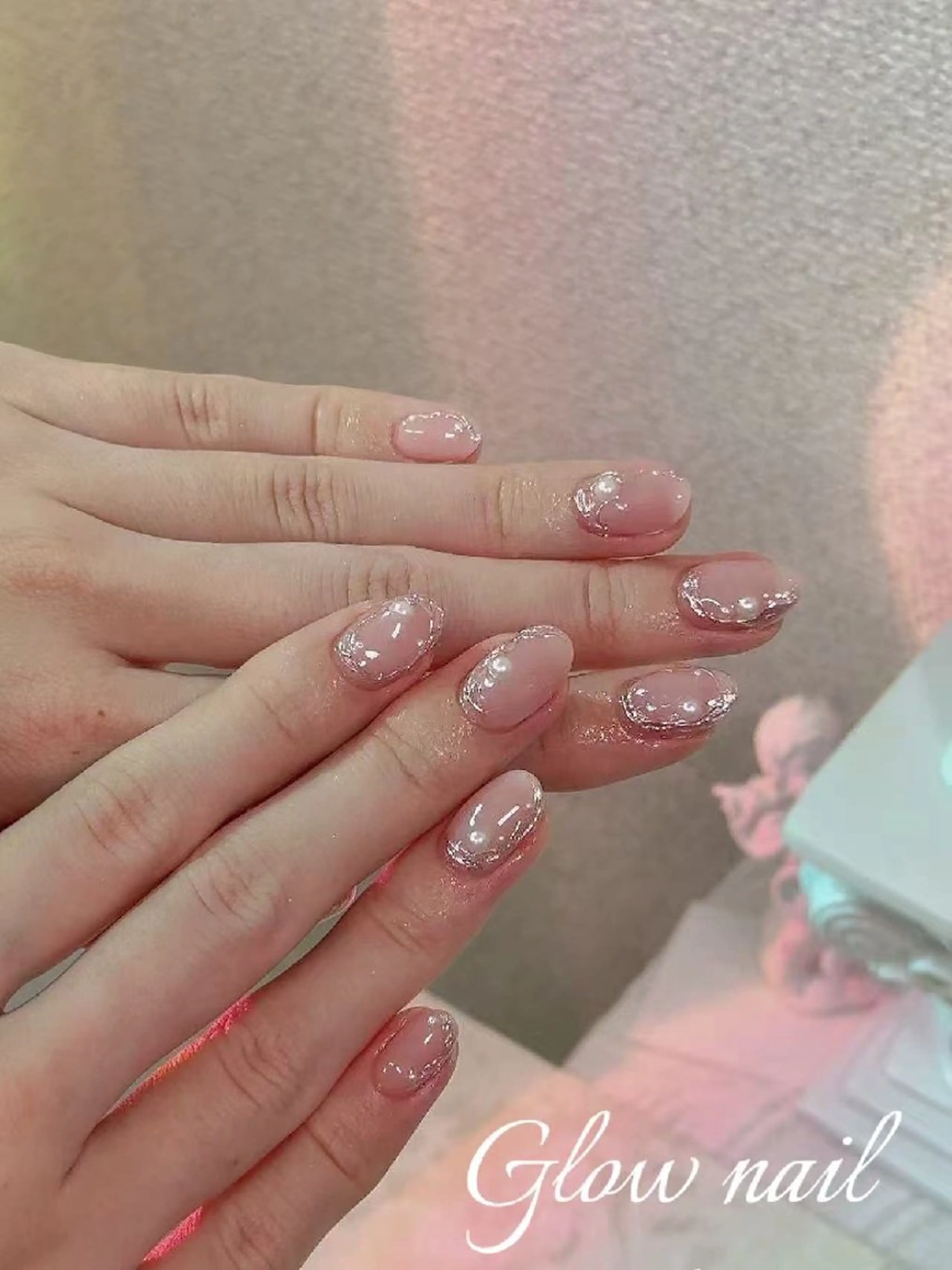 ネイル ハンドネイル グロー ネイルのネイルデザイン