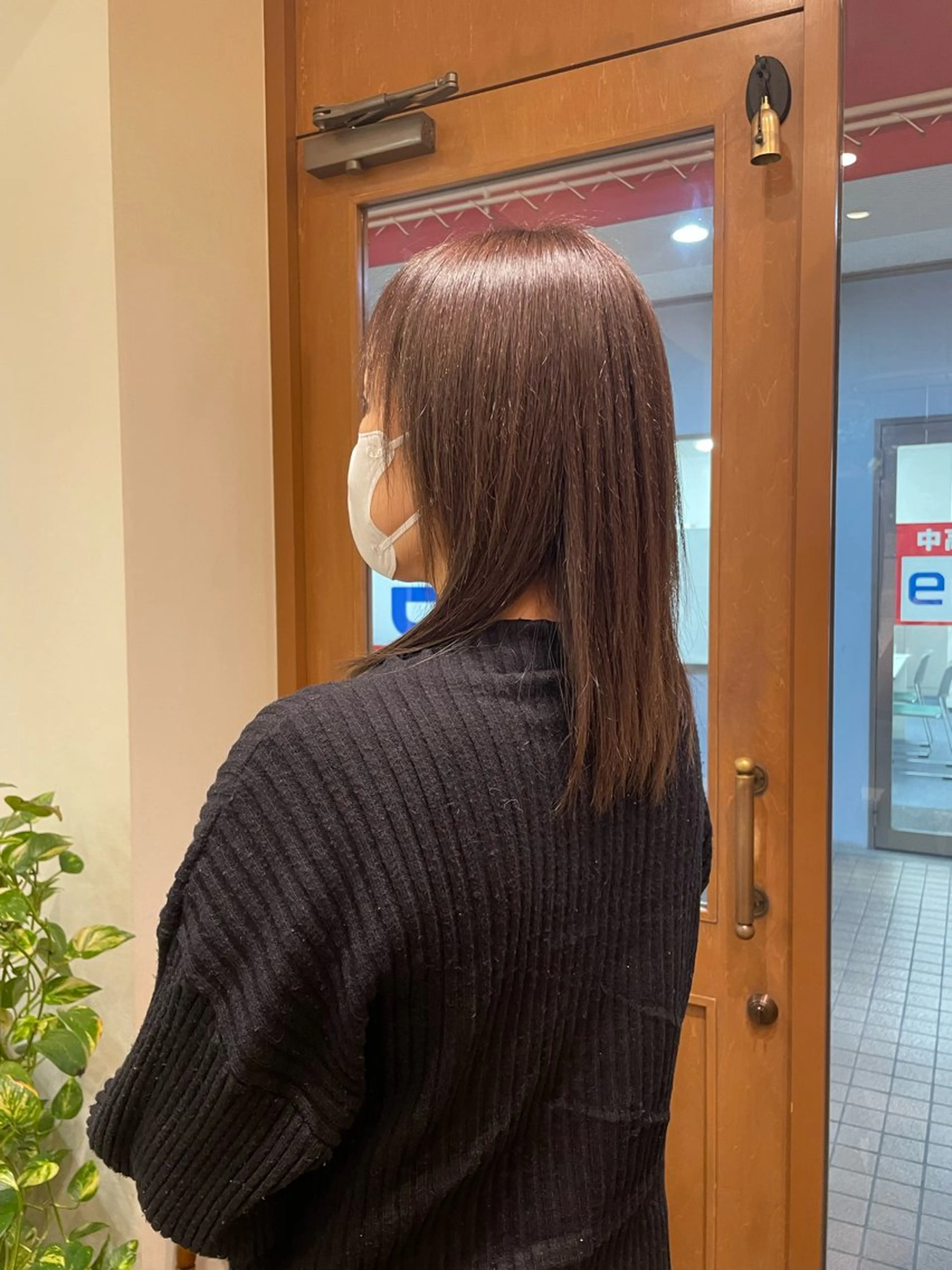 ミディアム カラー ベージュカラー 縮毛矯正 髪質改善/Bloss om🌷高橋沙衣のヘアスタイル