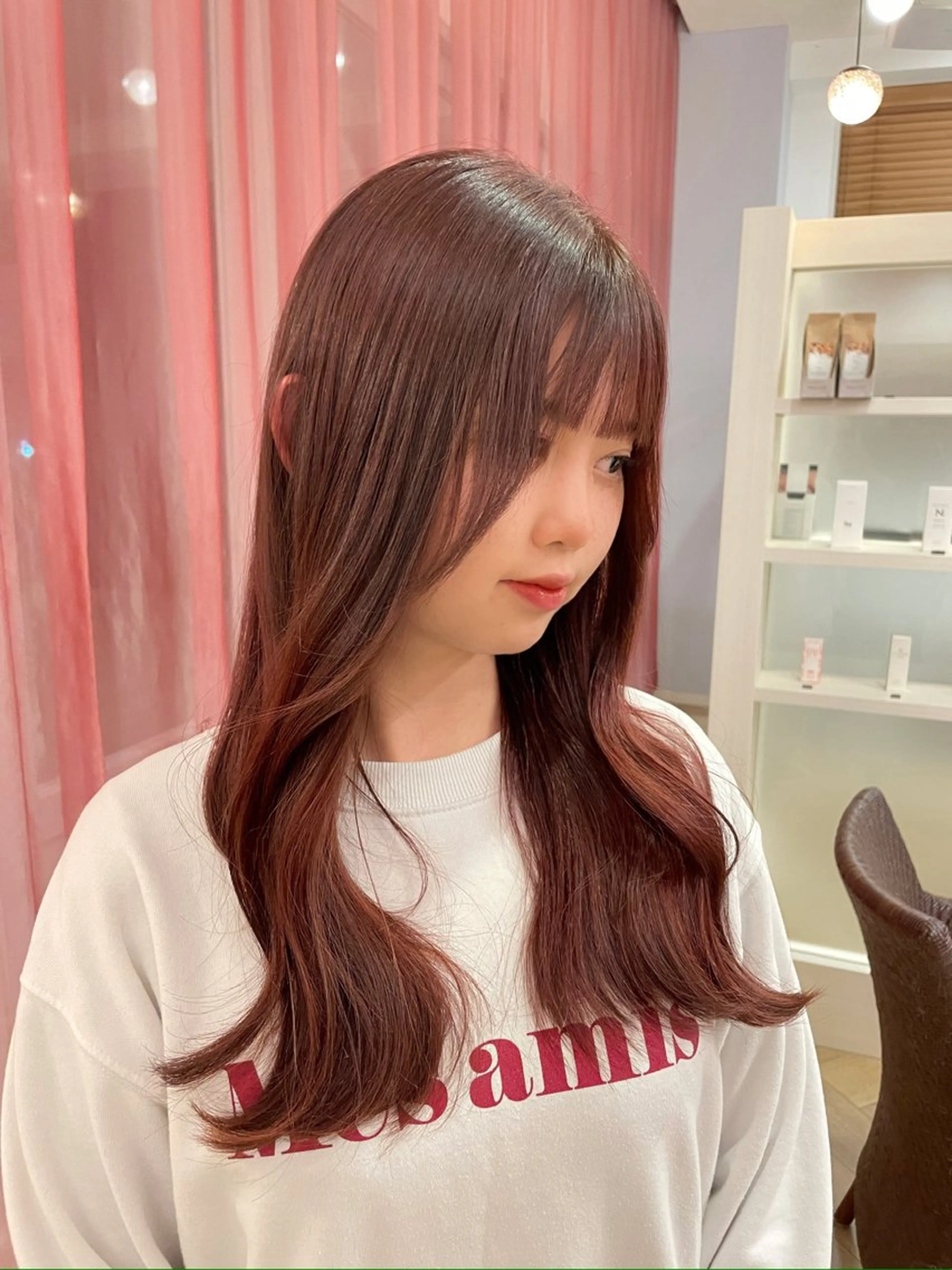 ロング 江藤 結奈のヘアスタイル