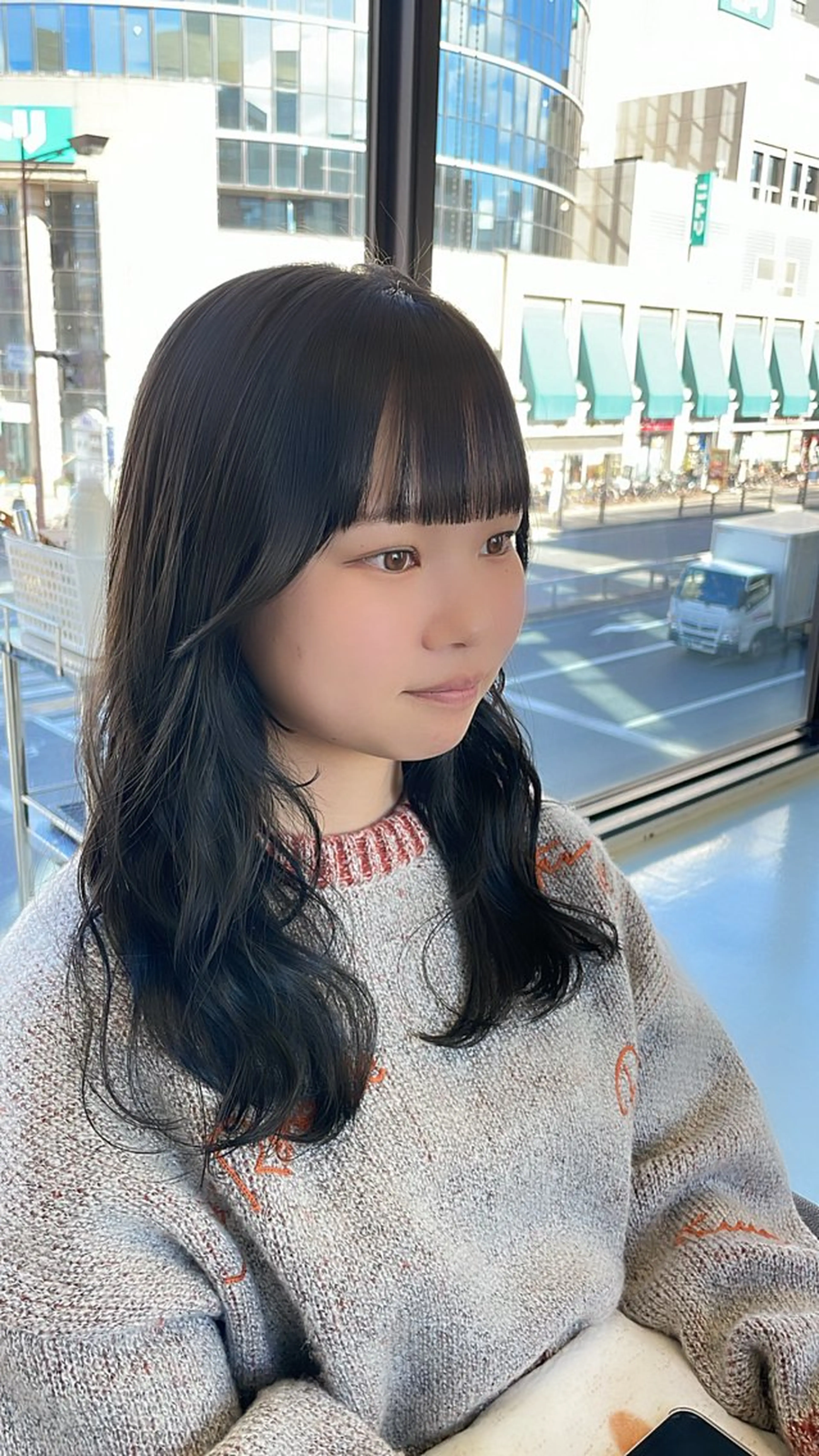セミロング カラー 透明感カラー グレージュ ✨似合わせ特化美容師 WILL上村　拳吾のヘアスタイル