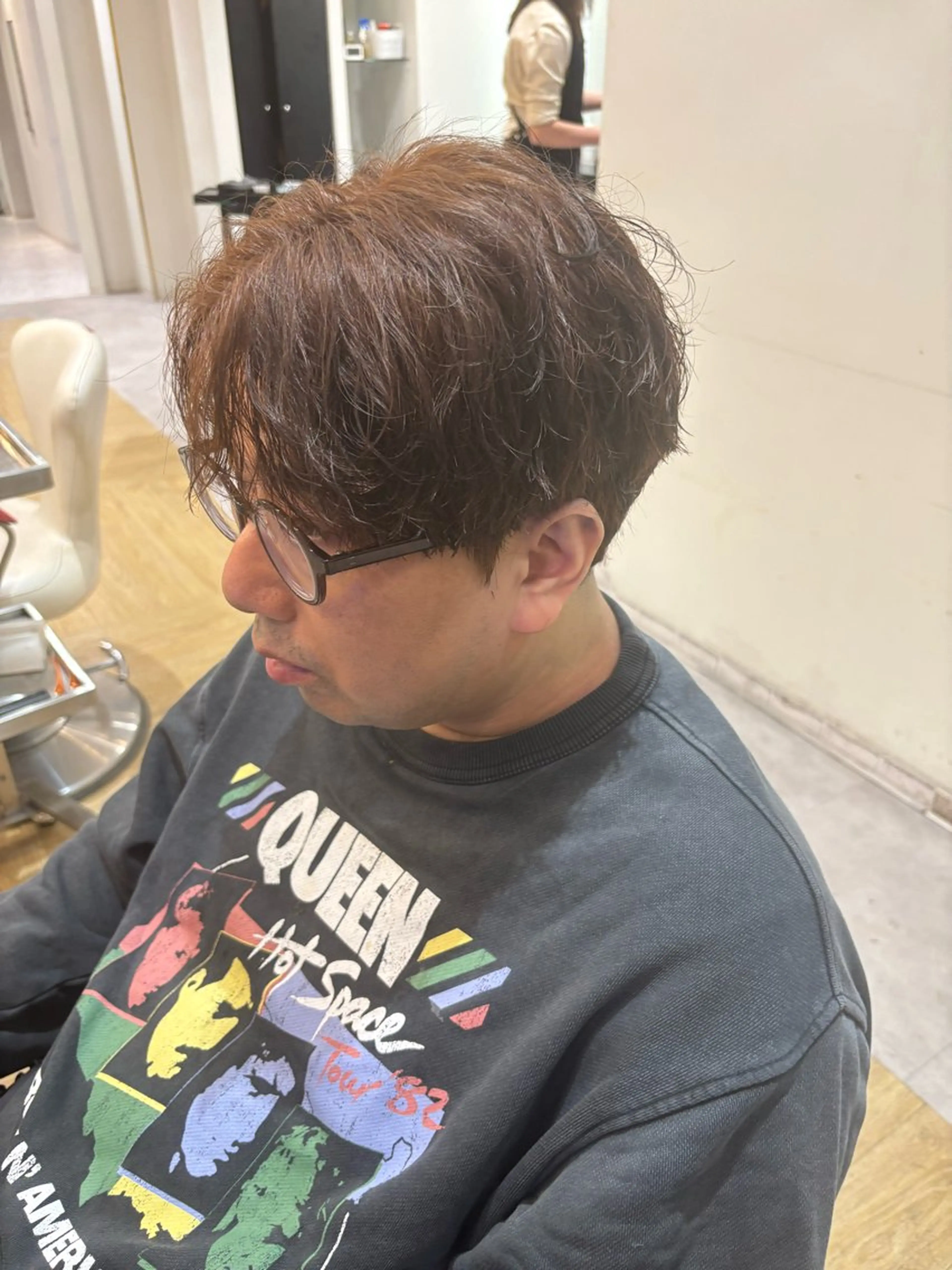 ショート カラー メンズ カット ヘアカラー トリートメント ヘアセット メンズ特化／韓国風 /江戸谷大晴のヘアスタイル