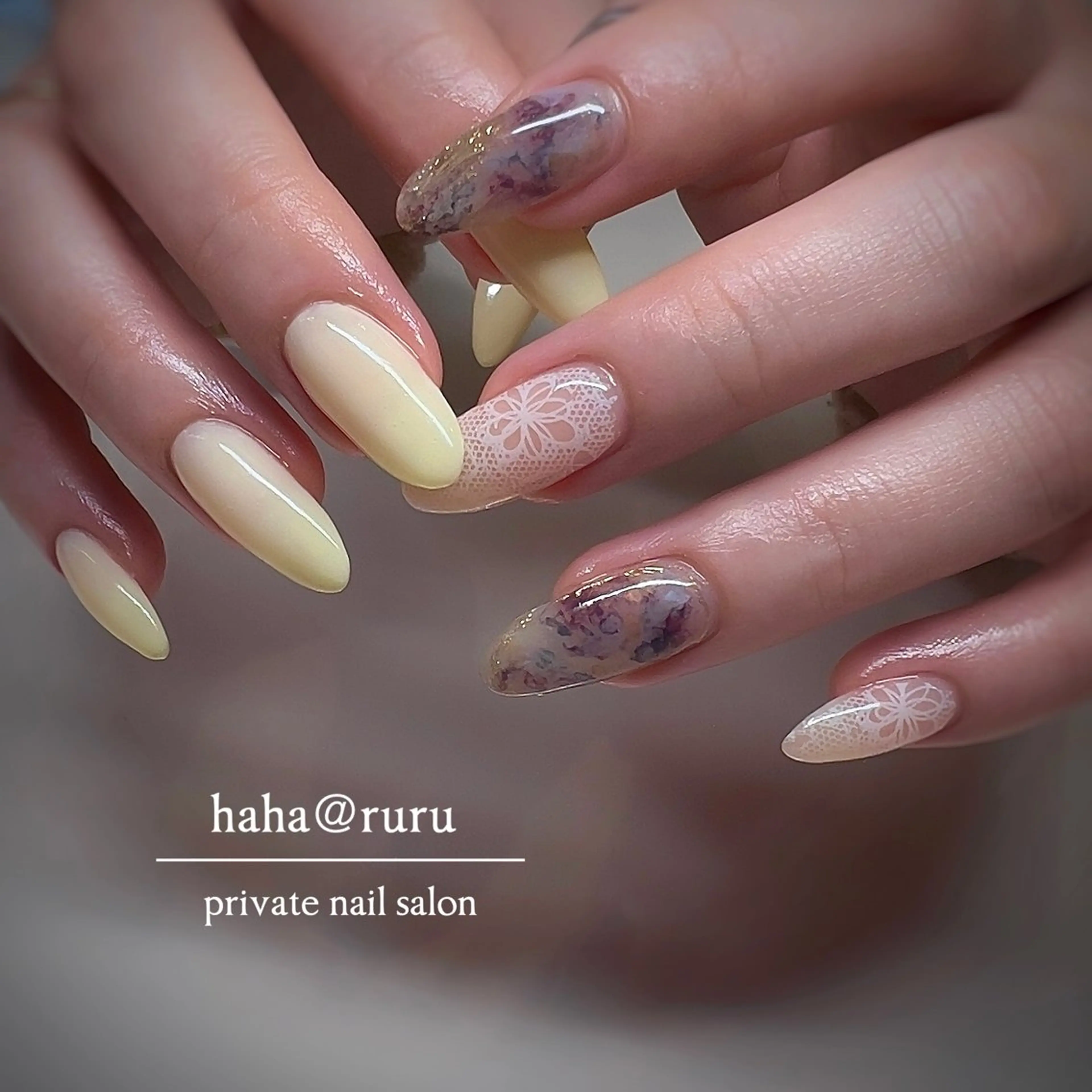 ネイル ハンドネイル haha@ ruruのネイルデザイン