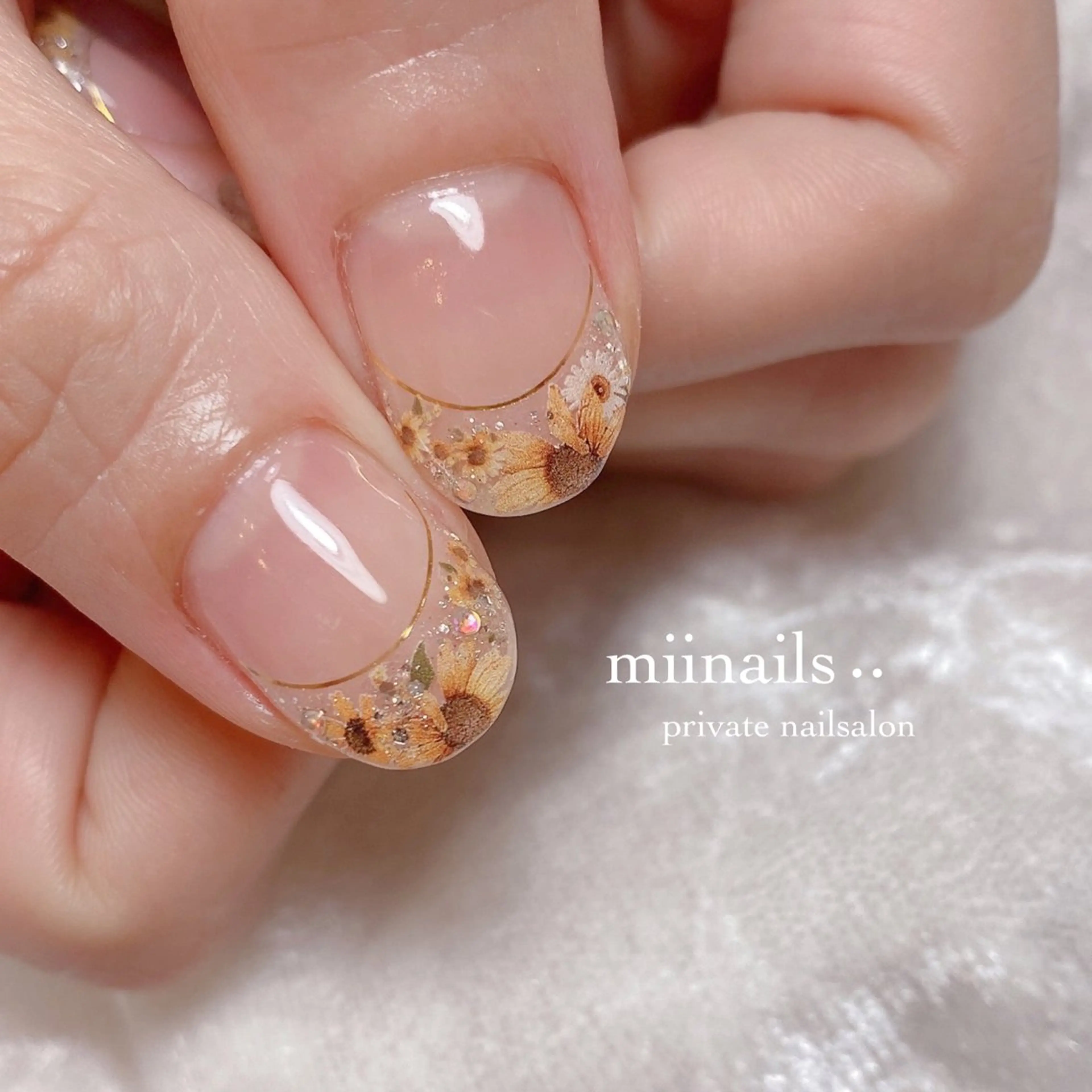 ネイル 韓国ネイル ワンホンネイル ハンドネイル nailsalon miinailsのネイルデザイン